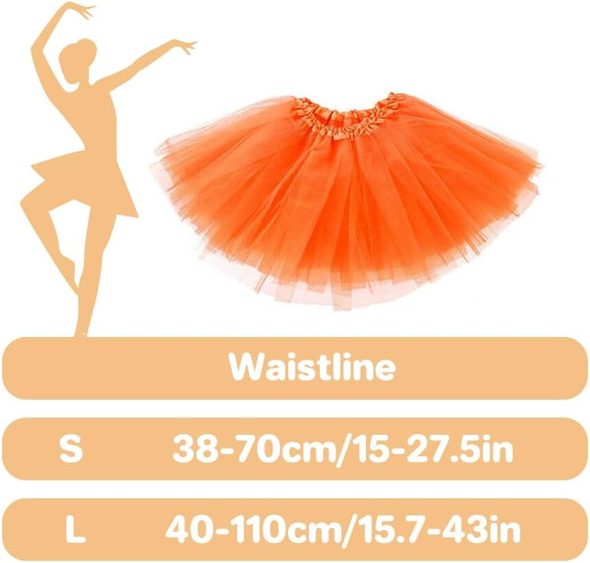 Women Adults Girls Elegant Polyester Tutu Skirt Princess Dressup Party Costume Ballet Dancewear - 3-Layer Design, Adjustable Waist - Adult and Kids Sizes Purple image number 2
