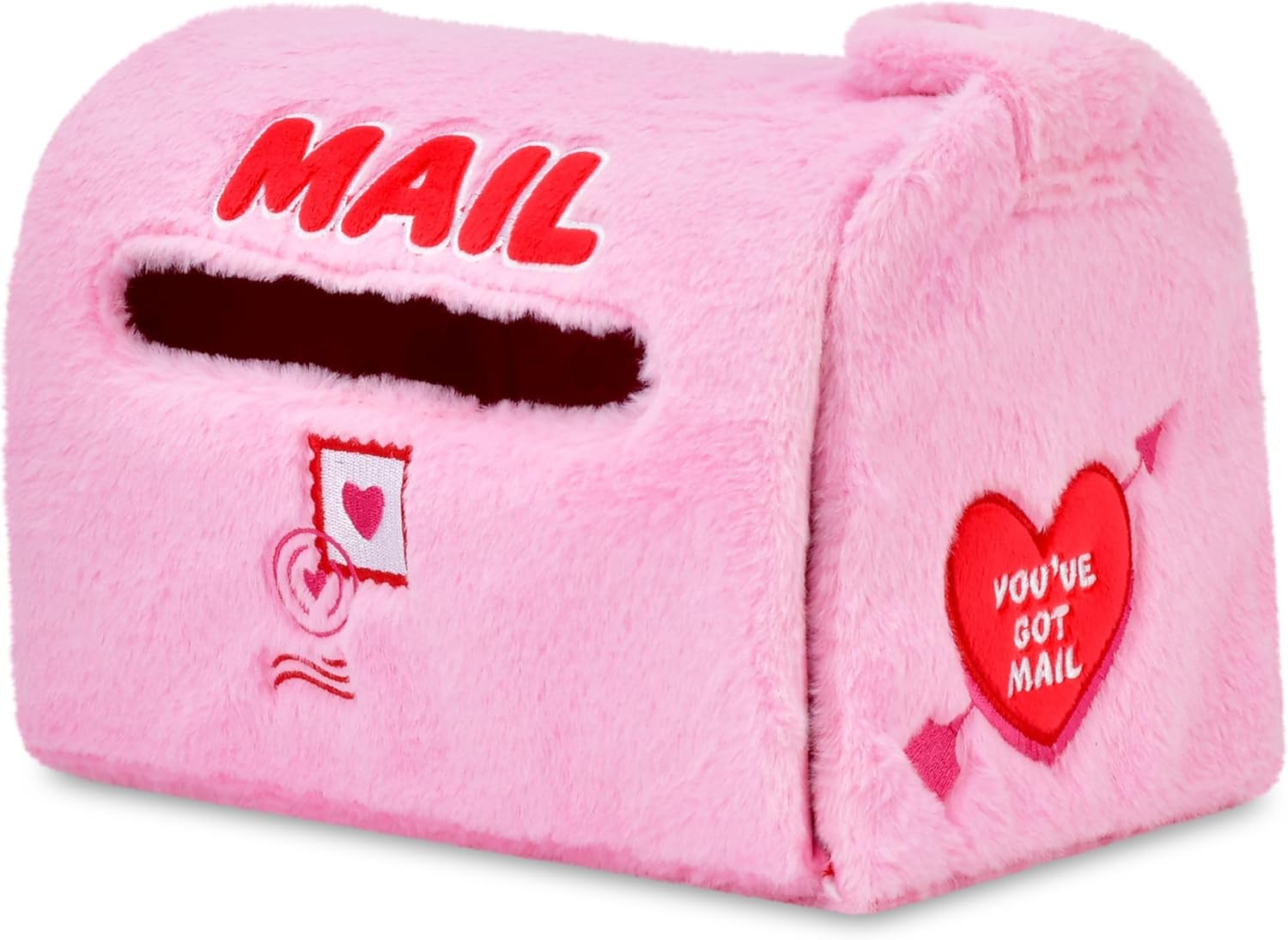 Iscream Valentine Kawaii Love Notes Fleece Play Pillow Set with Embroidered Accents