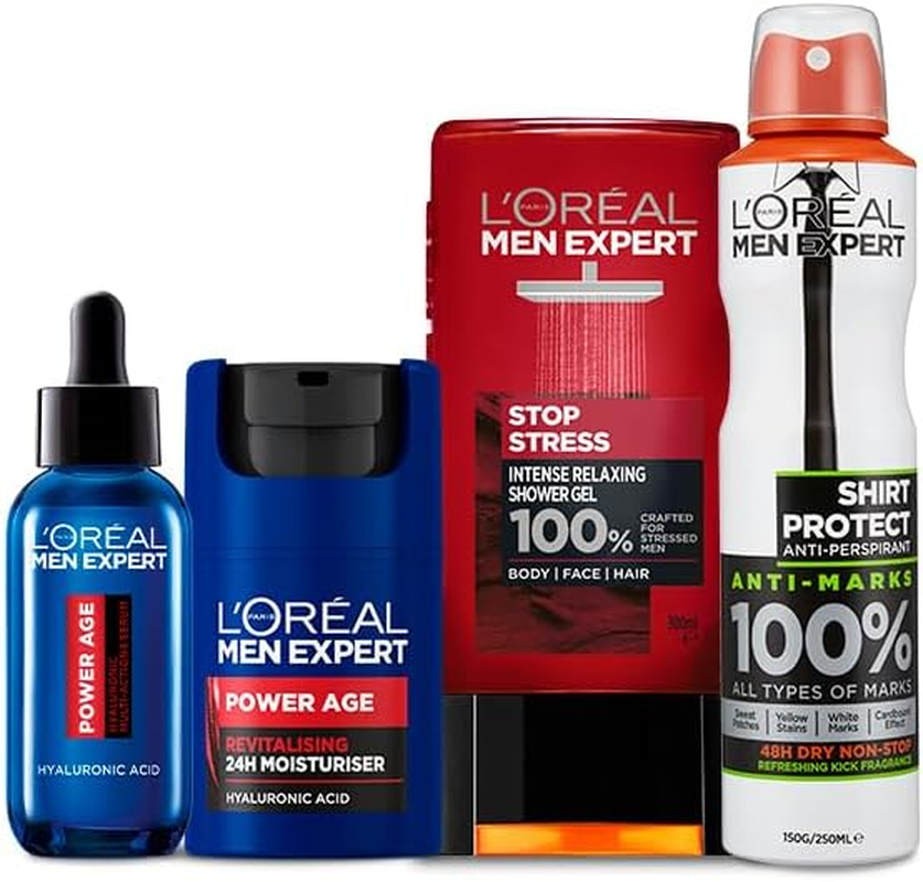 L'Or&eacute;al Paris Men Expert, Anti-Ageing Face and Body Essentials, Value Set image number 1
