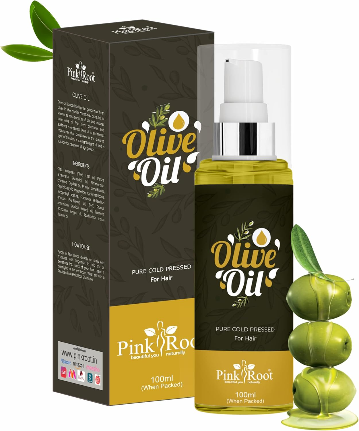 Pink Root Olive Oil 100Ml image number 5