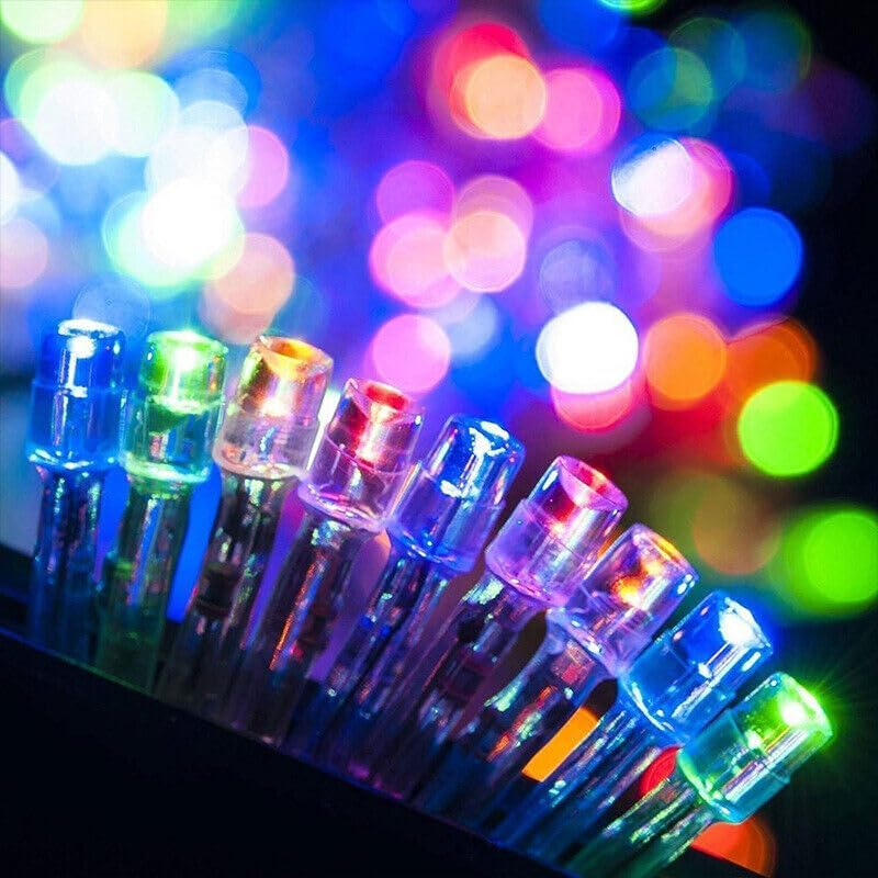 Leona Co Colorful String Lights for Outside, 100M 500LED Outdoor Fairy Lights, Plug-In 8 Modes Copper Wire Twinkle Lights for Patio Tree Garden Christmas Wedding Party Decoration