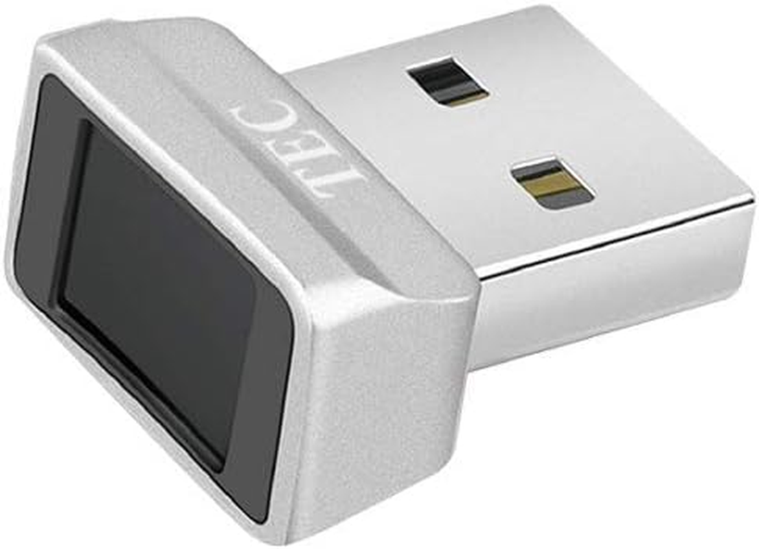 Mini USB Fingerprint Reader for Windows 10 Hello, TEC TE-FPA2 Bio-Metric Fingerprint Scanner PC Dongle for Password-Free and File Encryption, 360&deg; Touch Speedy Matching Security Key image number 3