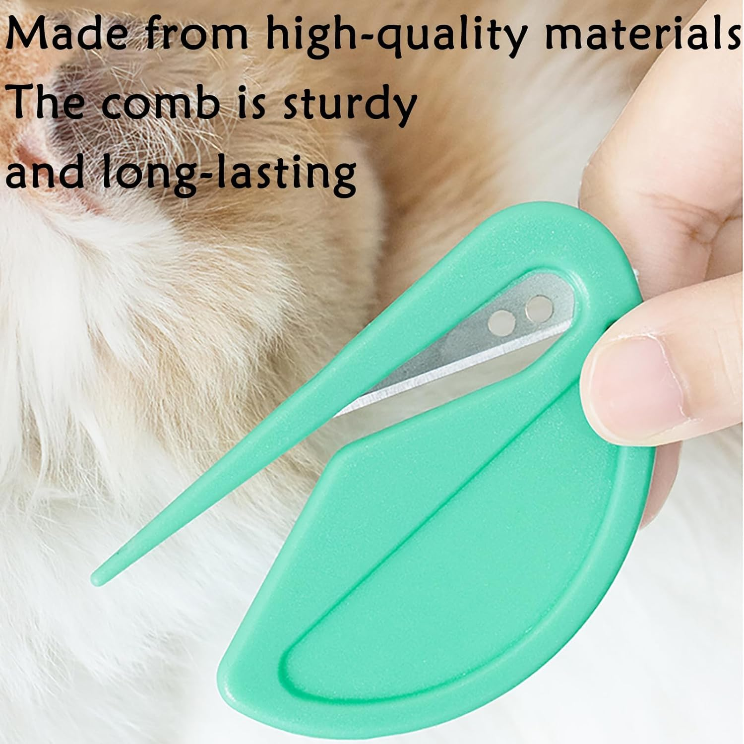 XICEN 5Pcs Knotting Comb for Cats, Pet Knotting Comb De Knotting Comb for Dog Pet Hair Removal Tool Cat Dog Grooming Comb Knot Remover Cat Knotting Comb image number 1