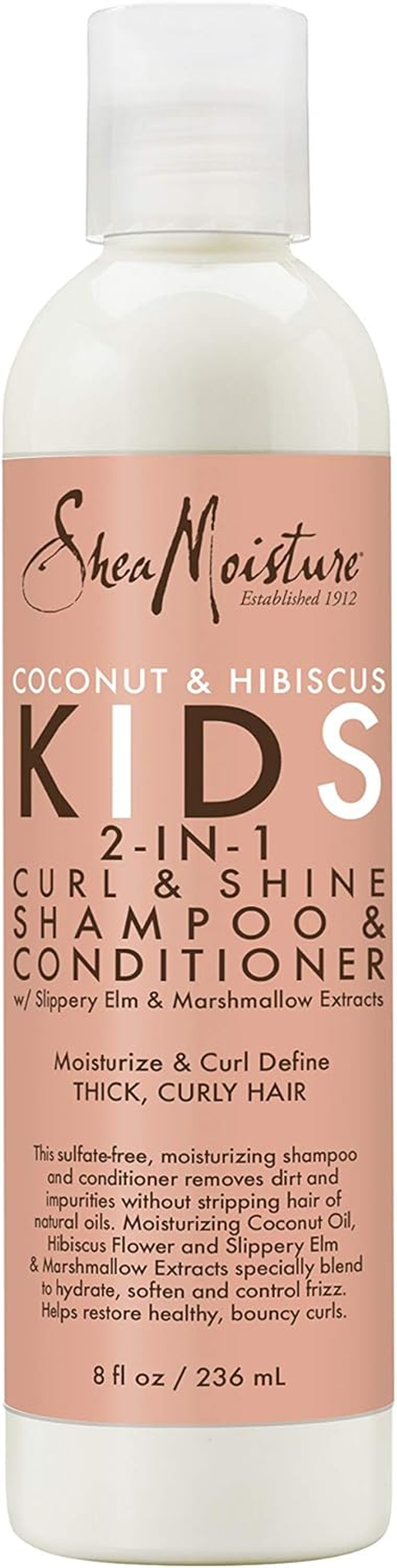Shea Moisture Kids Curl & Shine 2-In-1 Shampoo & Conditioner 8Oz image number 2