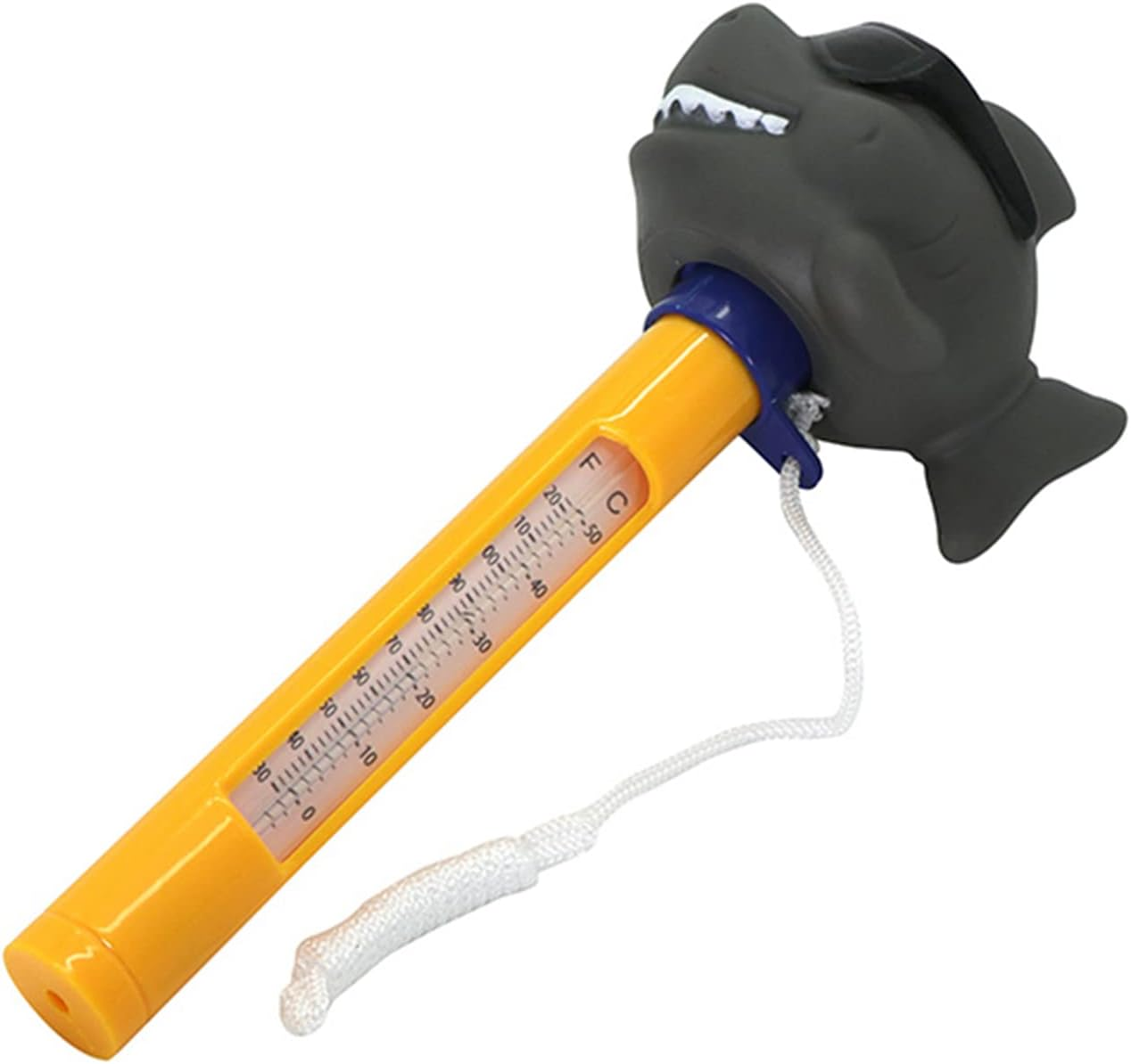 Floating Pool Thermometer Cartoon Animal Shape Water Temperature Thermometers with String for Outdoor Indoor Swimming Pools Spas Hot Tubs Fish Ponds image number 1
