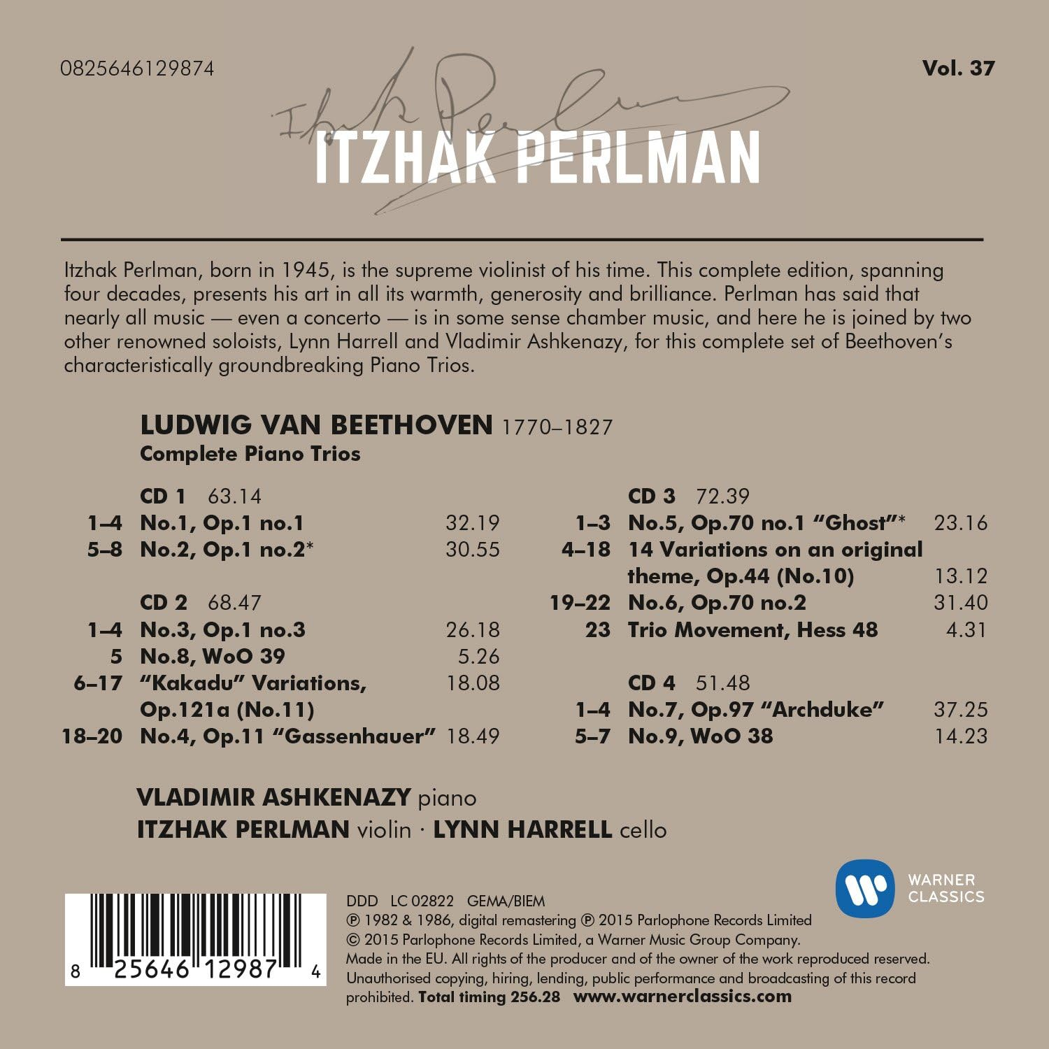 Beethoven: Complete Piano Trios