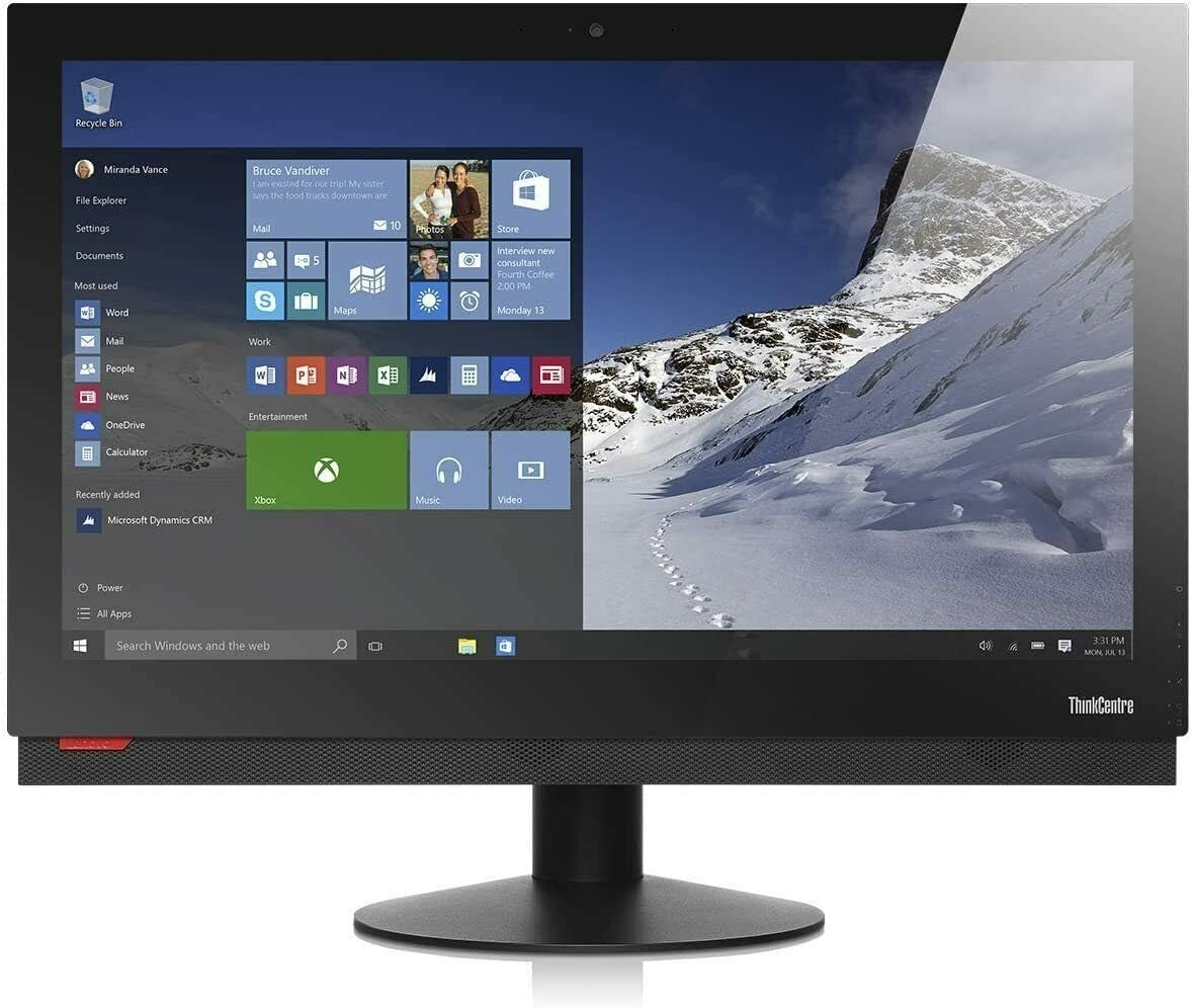 Lenovo Thinkcenter Edge M910Z I5 6400 2.70Ghz 8Gb Ram 256Gb 23.8" FHD Wifi Win 11 (Fba-Lenovom910Zi52-R) (Renewed)