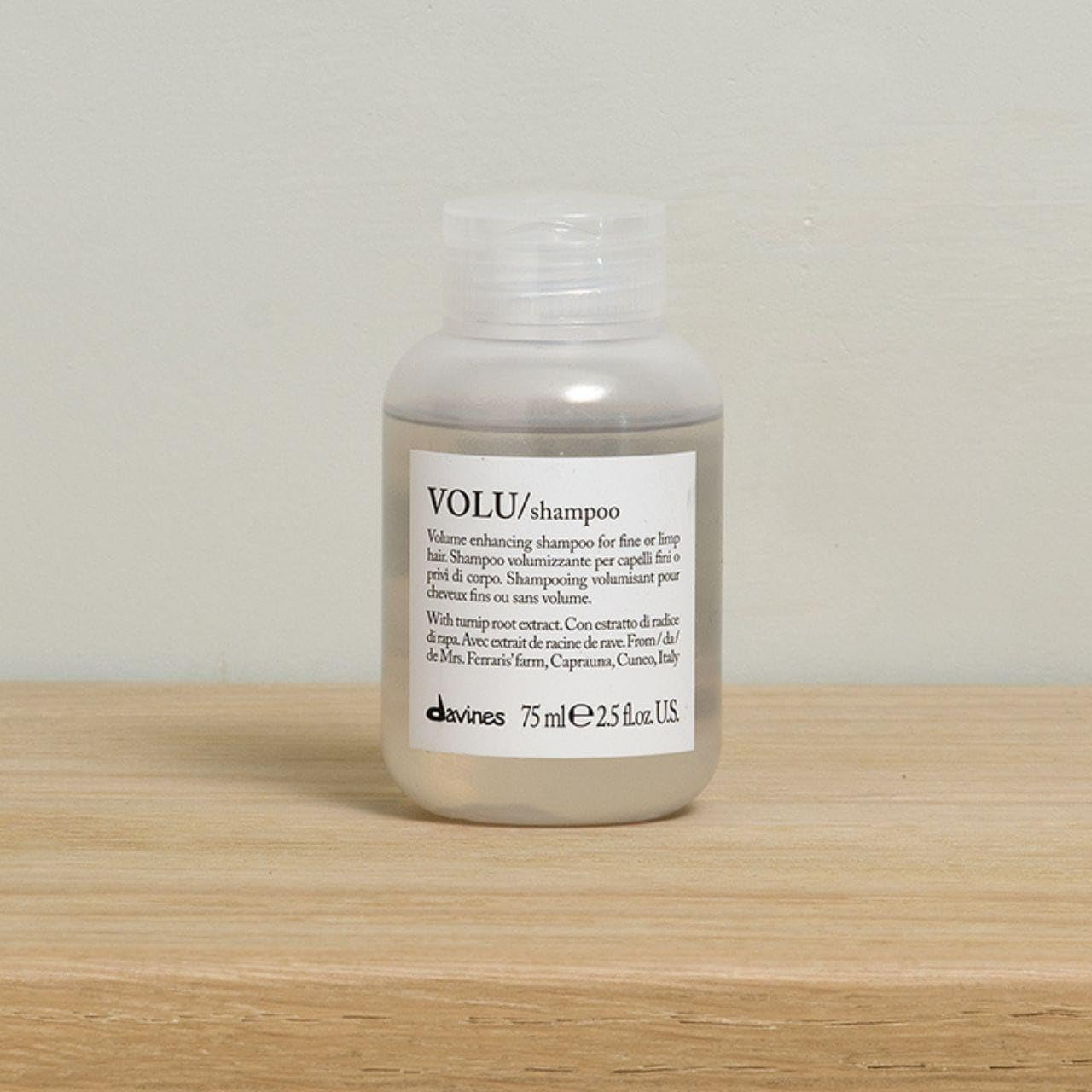 Volu Volume Enhancing Softening Shampoo by Davines for Unisex - 2.5 Oz Shampoo image number 4