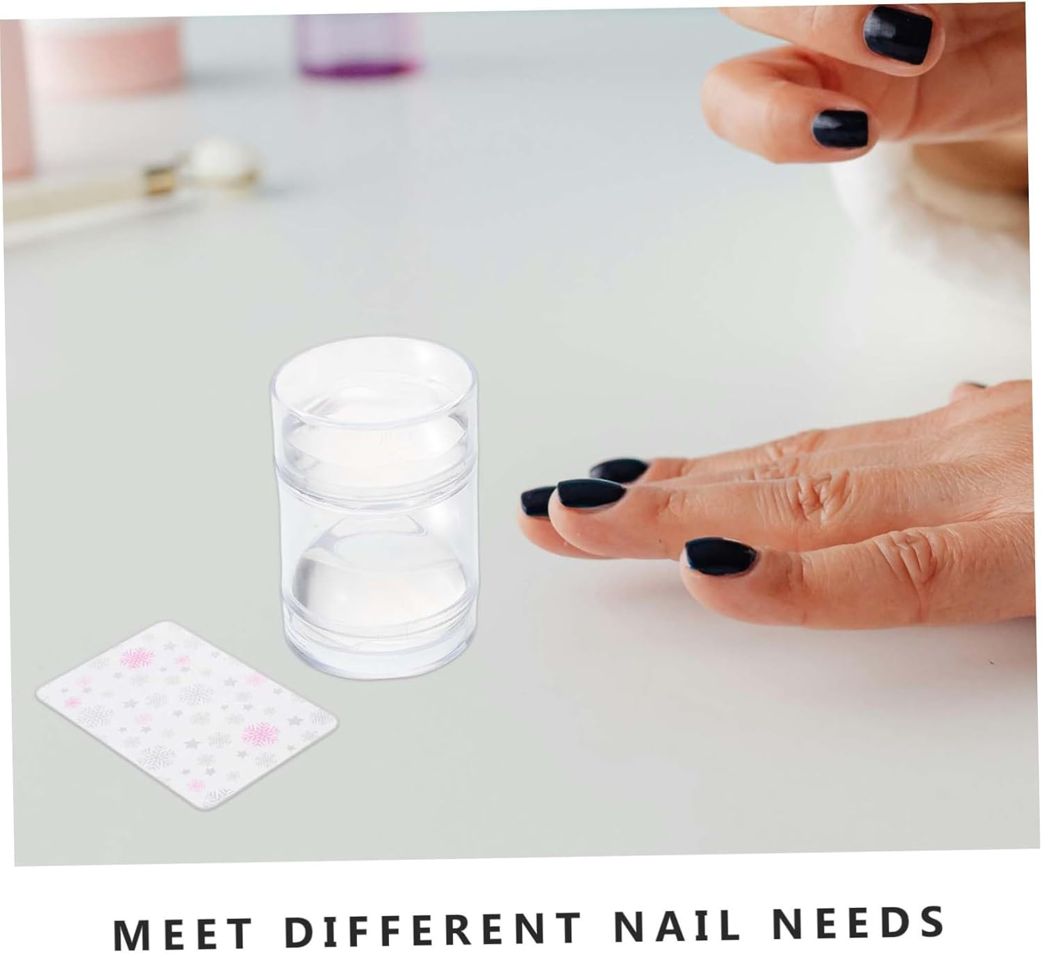 ARTSEWPLY Nail Art Stamper Set Diy Manicure Kit Butterfly Pattern Plate Precision Nail Art Tools for Home Use