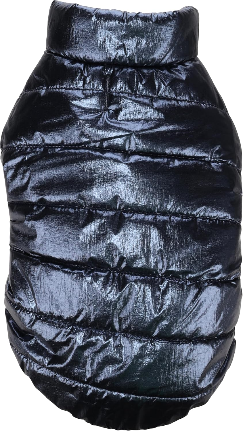 Winter Dog Coat - Wasa Dark Blue - A: 35 Cm - with Fleece Lining - Weatherproof - Flamingo image number 5