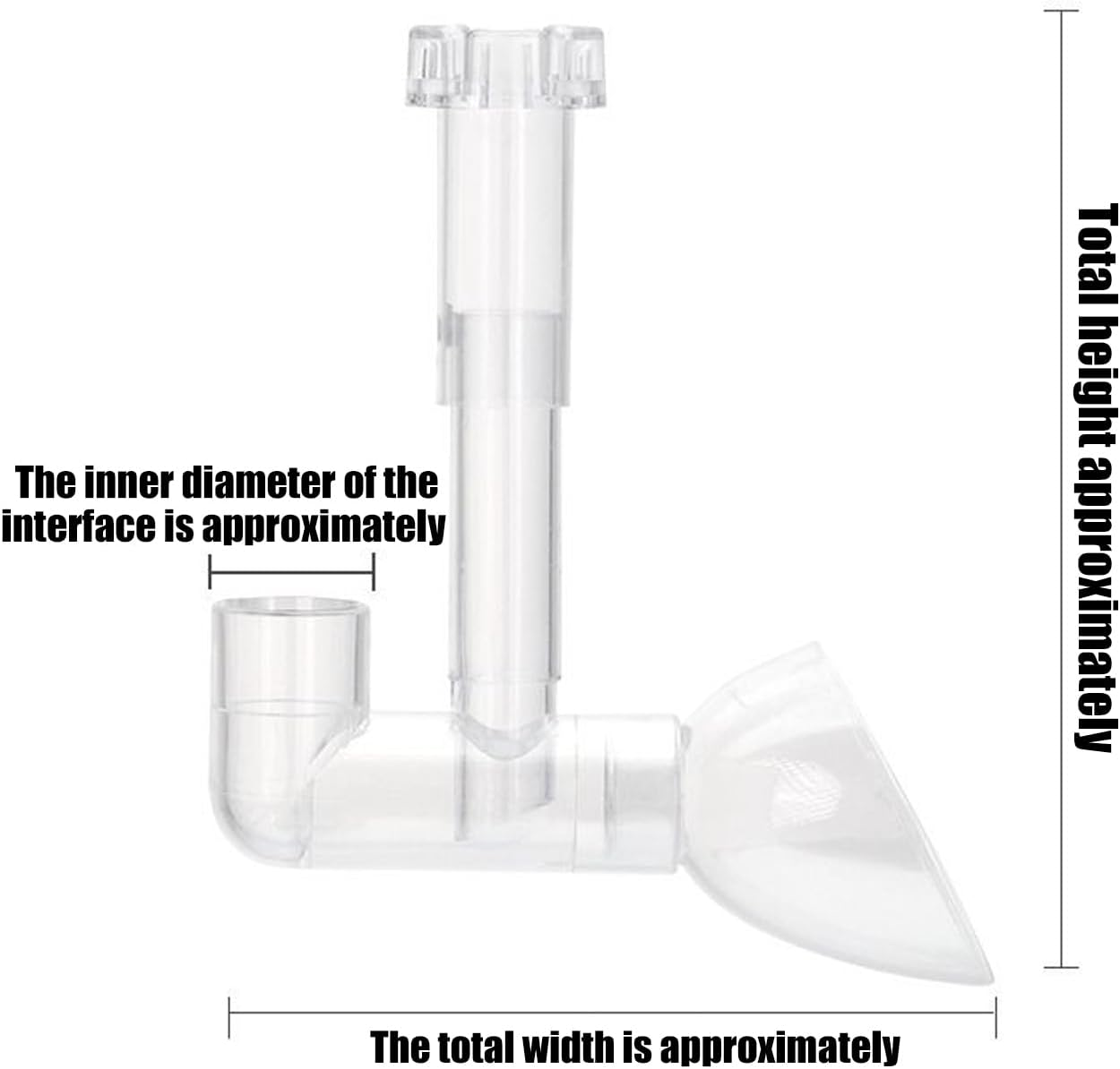 Nuytghr Inflow Outflow Pipe Aquarium, Fish Tank Skimmer, Oil Removal Tube, 24X9.5X5Cm, Adjustable Stainless Steel Accessory, for High Strength Filtration, Professional Aquatic Setups image number 4