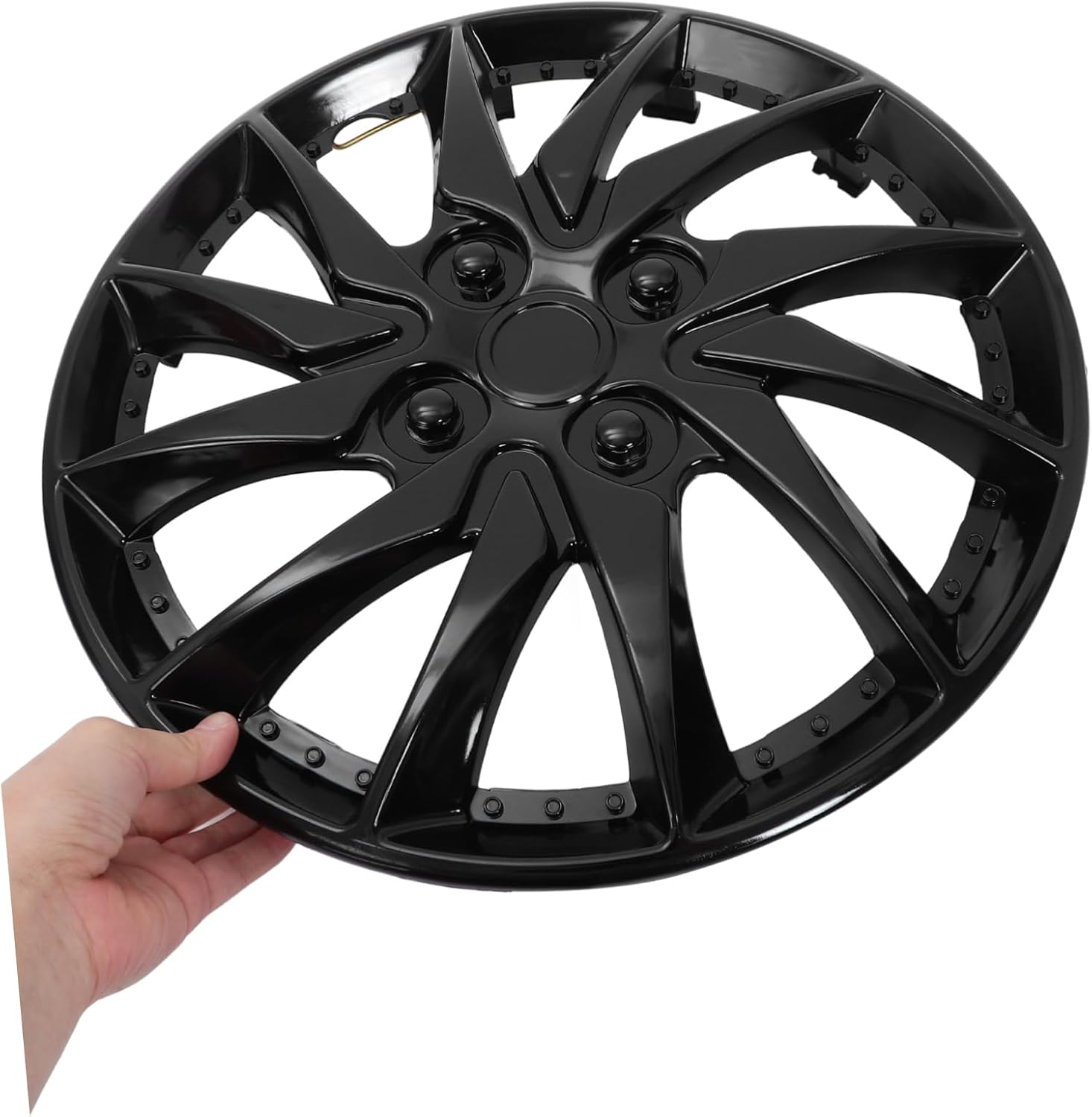 HONMEET Car Wheel Hubcaps 14 Inch Automotive Hubcap Wheel Covers with Practical Fit and Dust Resistance image number 1