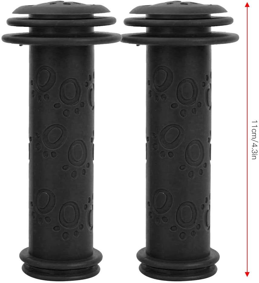Handlebar Grips, Universal Protective Stable Kids Bike Handle Bar Grips for Mountain Bike for Children for Road Bike(Black) image number 6