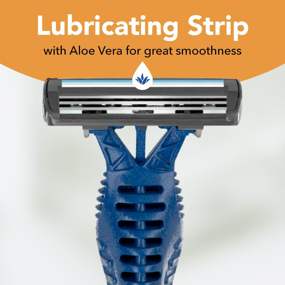 BIC Comfort 3 Advanced Men'S Disposable Razor, Triple Blade, Pack of 16 Razors image number 4