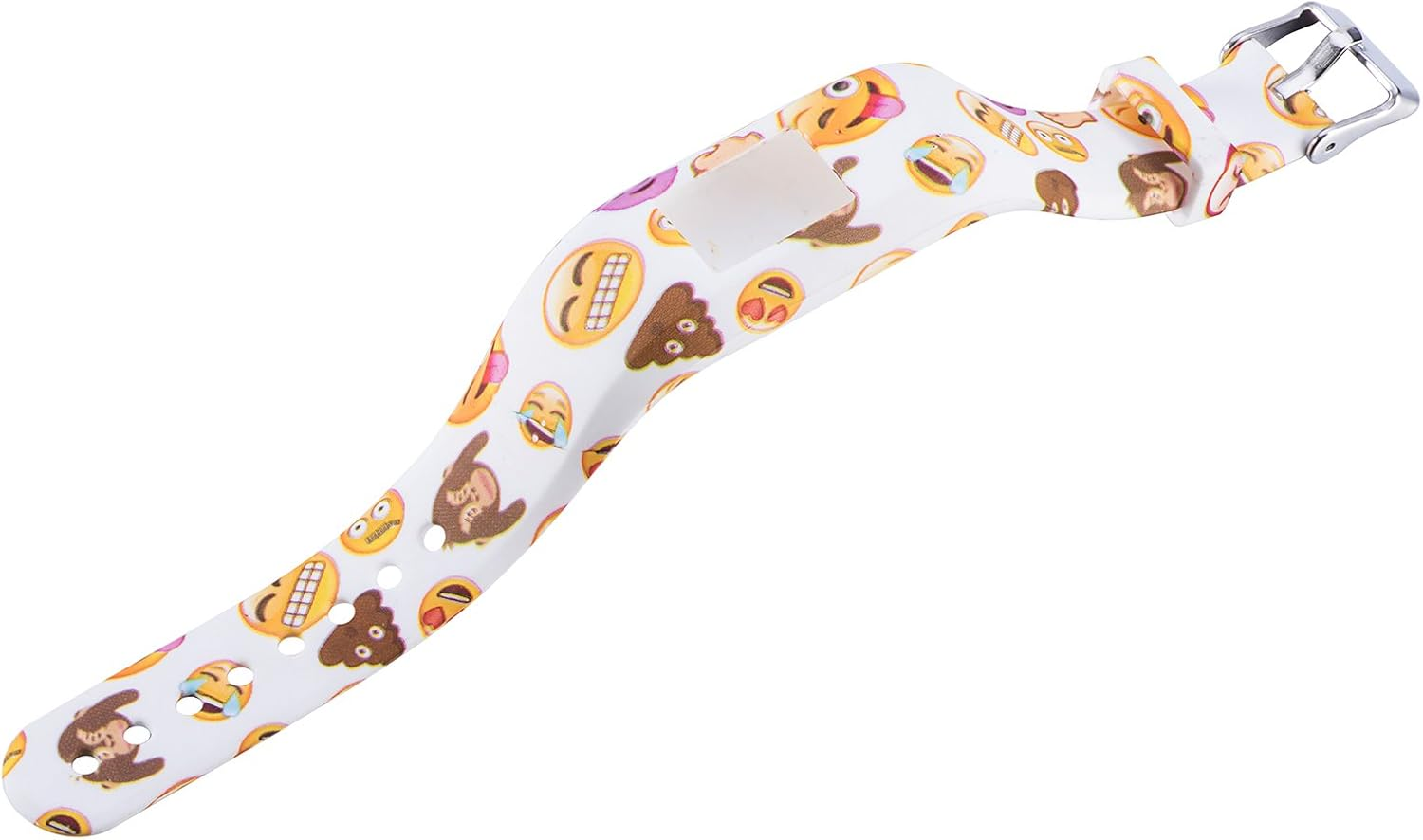 GTHY Compatible with Garmin Vivofit JR/JR 2/Vivofit 3 Bands Repacement,For Kids Boys Girls,Soft Silicone Pattern Adjustable Straps,Wristbands,Watch Band,With Secure Metal Clasp,Lagre&Small image number 2