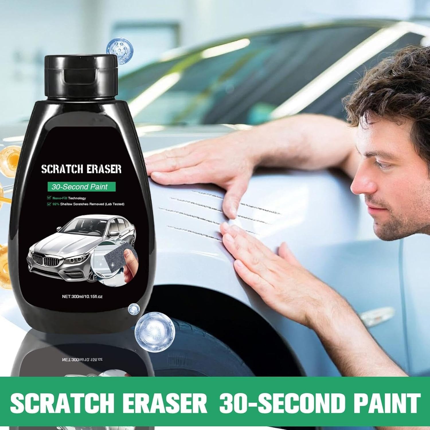 Scratch and Swirl Remover | Multifunctional Buffing Compound - 300Ml Portable Automotive Buffing Tool, Vehicle Cleaning Supplies for Trucks image number 2
