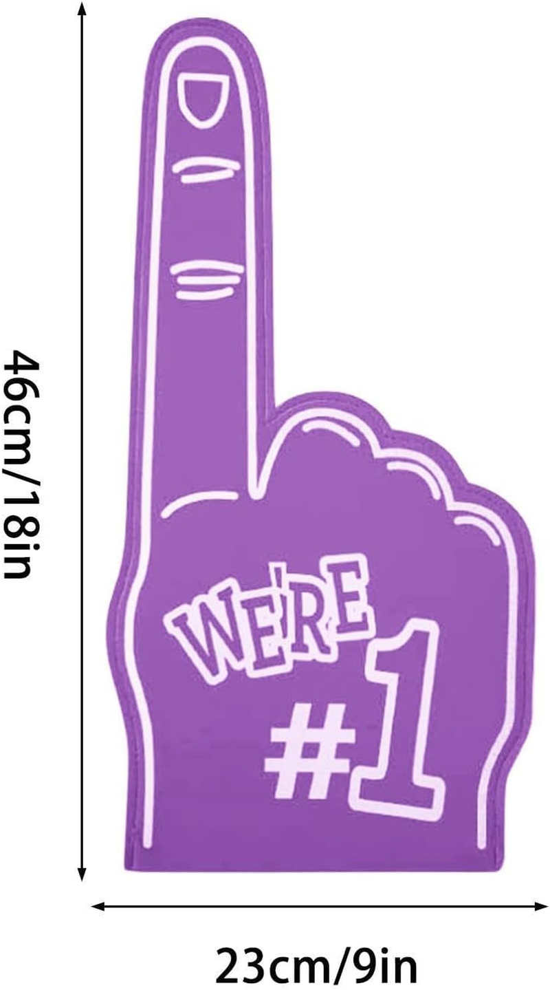 Giant Foam Finger, Gladiators Foam Finger, Cheerleading Foam Hands, Large Foam Hand Number 1 for Games, Stadium, Events, Cheerleading Cheering image number 6