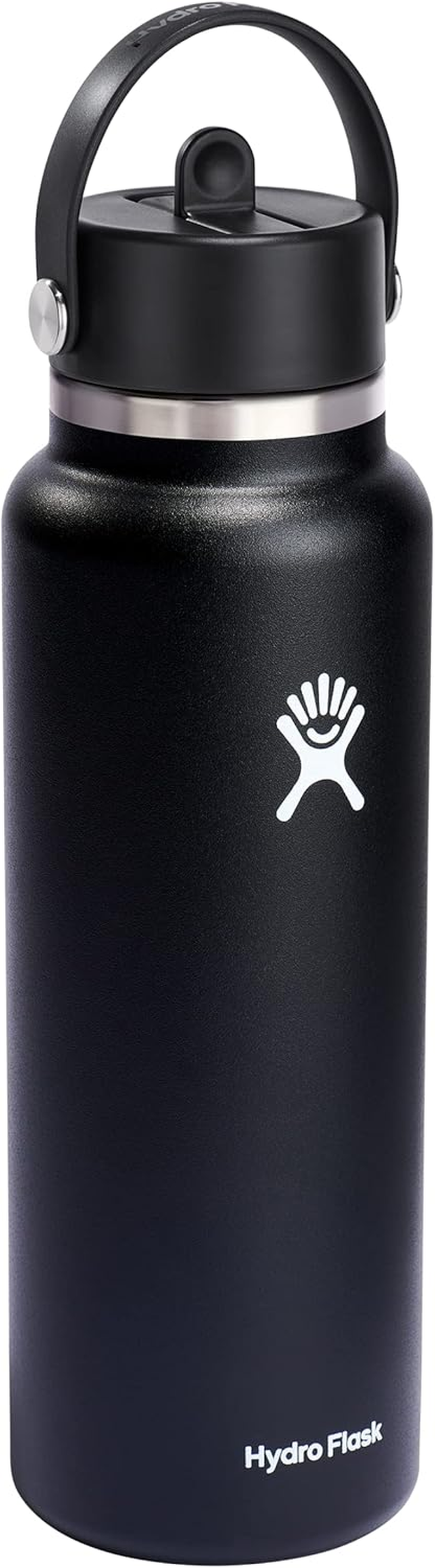 Hydro Flask Wide Flex Straw Cap Black 40 Oz - Black image number 5