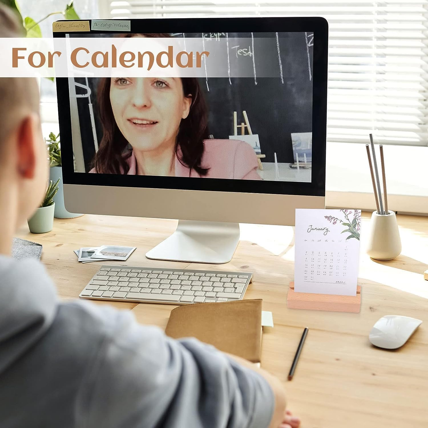 20Pcs Table Number Holders Stands, Wood Sign Holders for Wedding Table Numbers, Menu Holder Place Card Holders for Display Name Card Photo Memo image number 2