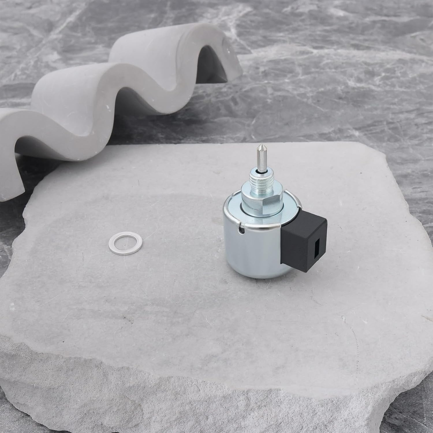 Create Idea 1Pc Carburetor Fuel Shut off Solenoid with Gasket 21188-7002 Compatible with Kawasaki Engine FR651V FR691V FS730V image number 6