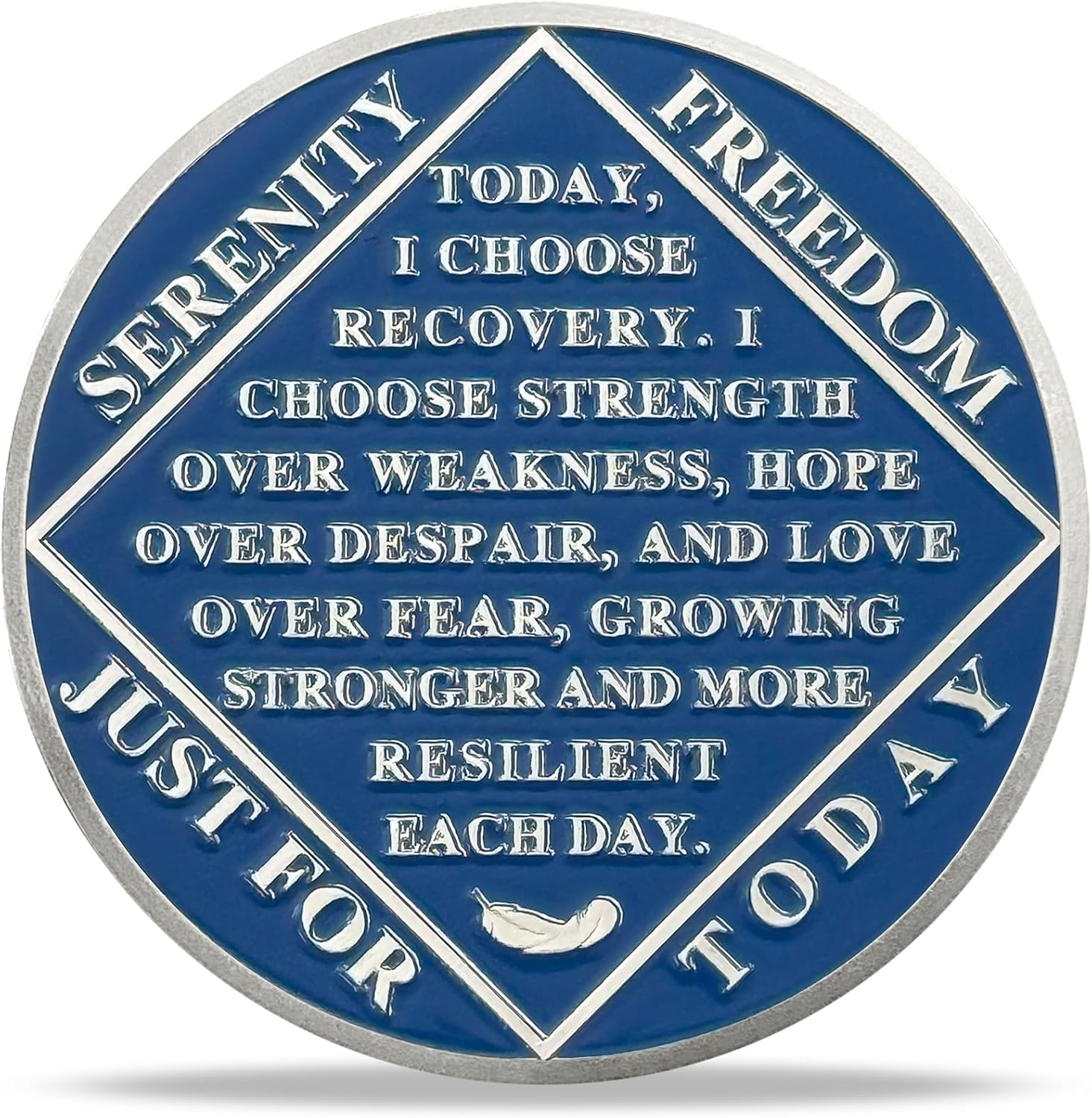 2 Year NA Sobriety Coin - NA Medallions with Sailing Ship and Ocean Sobriety Chips NA Coins - Ideal Narcotics Anonymous Gifts for Men ＆ Women Celebrating Recovery and Living Clean