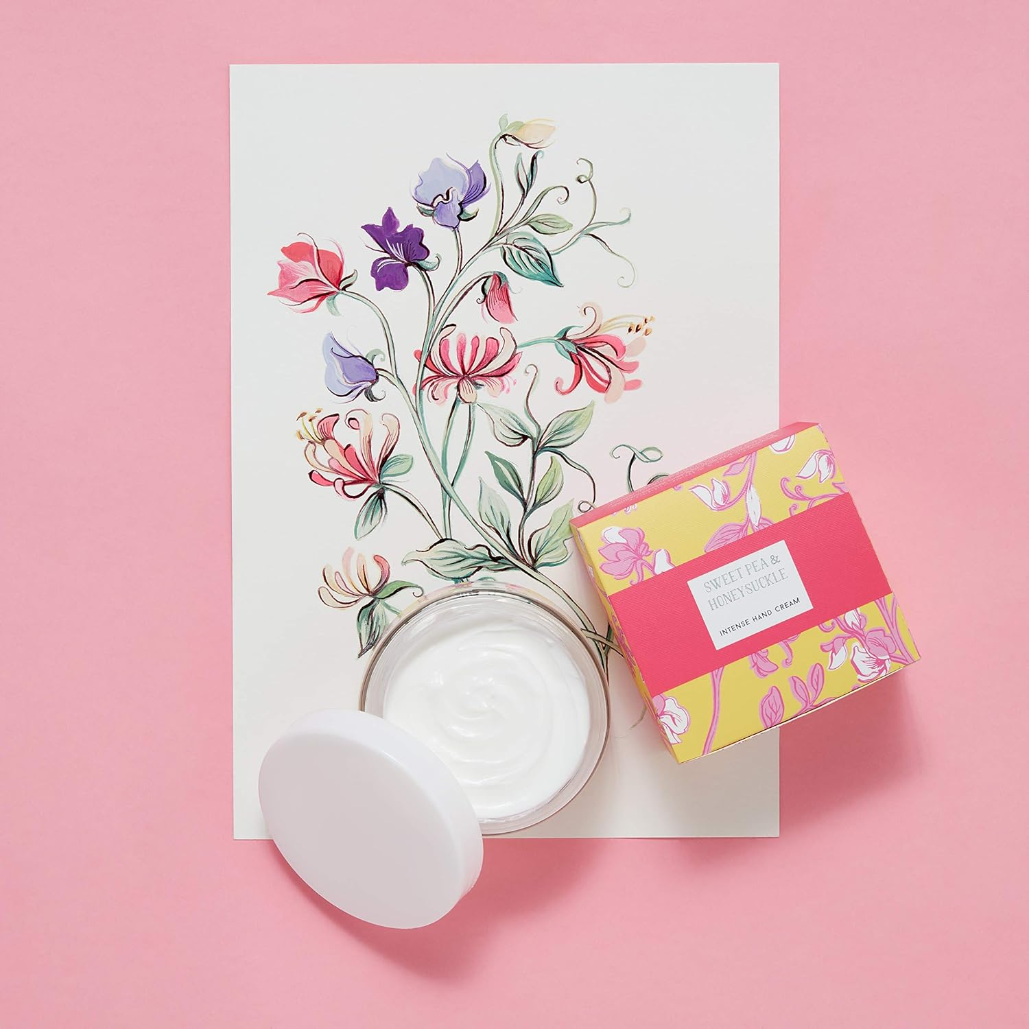 Heathcote & Ivory Sweet Pea & Honeysuckle Intense Hand and Body Cream 200 Ml image number 2