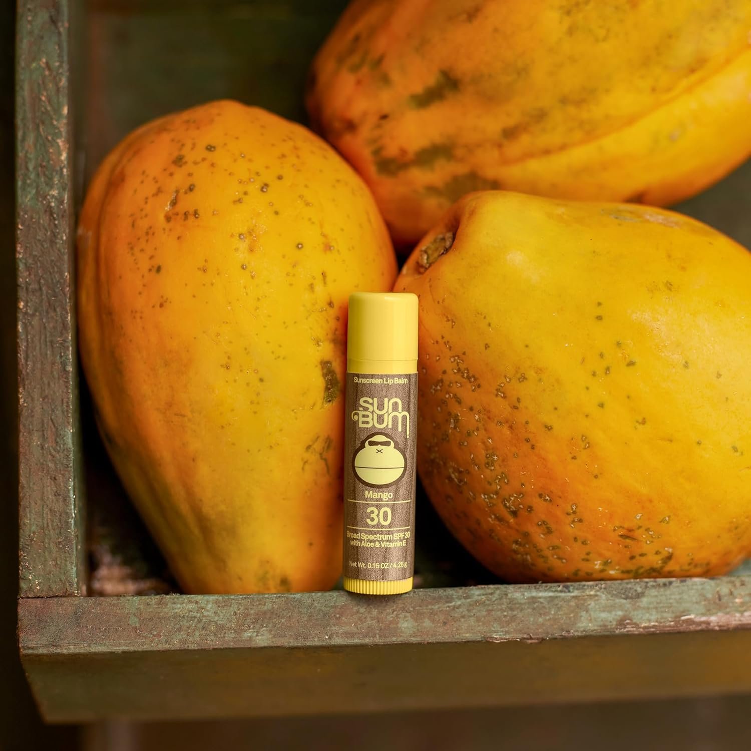 Sun Bum SPF 15 Sunscreen Lip Balm - Mango - Broad Spectrum UVA/UVB Lip Protection - Moisturizing with Aloe & Vitamin E - Vegan & Cruelty Free - 4.25G image number 3