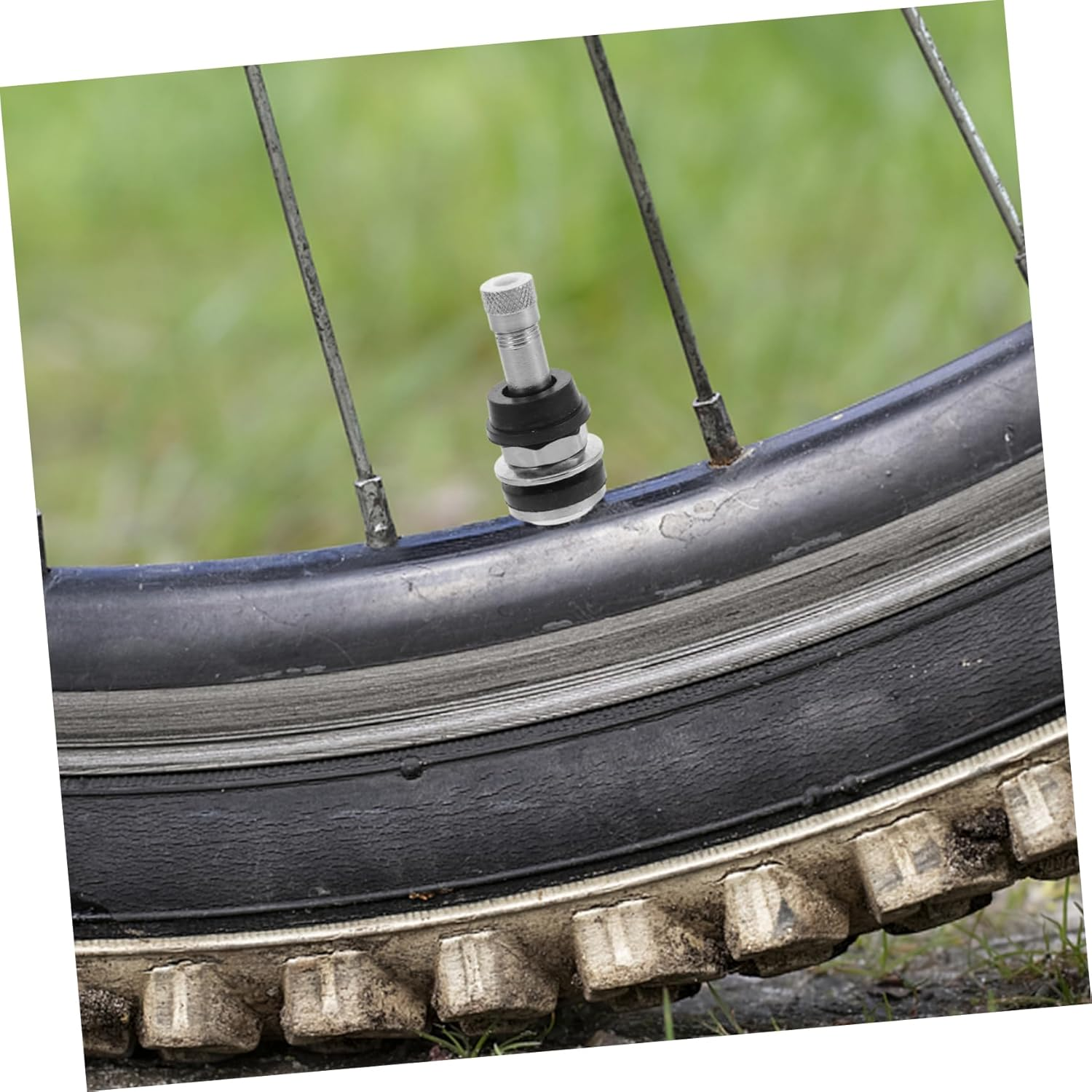 Iplusmile 4Pcs Metal Valve Stems Tire Valve Stems for Car Wheels for Automotive Tire image number 4