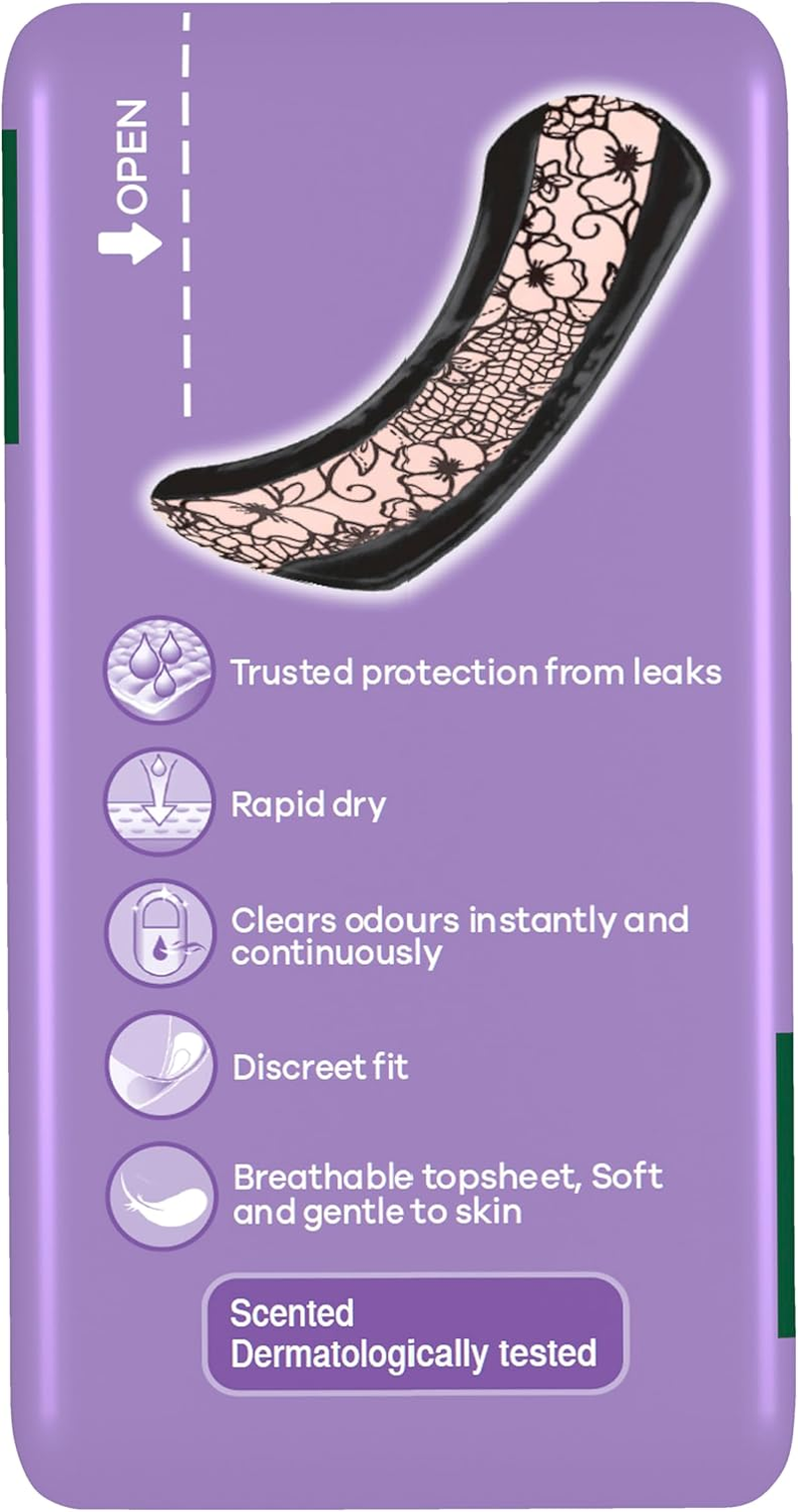 Always Discreet Incontinence Active Pads, Normal 10