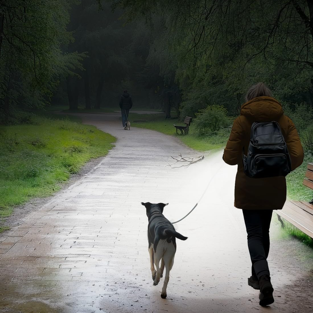 Hama LED Flashlight FL120 3 Modes Aluminium Batteries image number 3