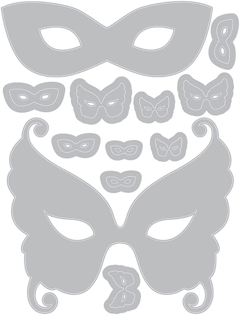 Sizzix Masquerade by Tim Holtz Dies, Us:One Size, Multicolor image number 3