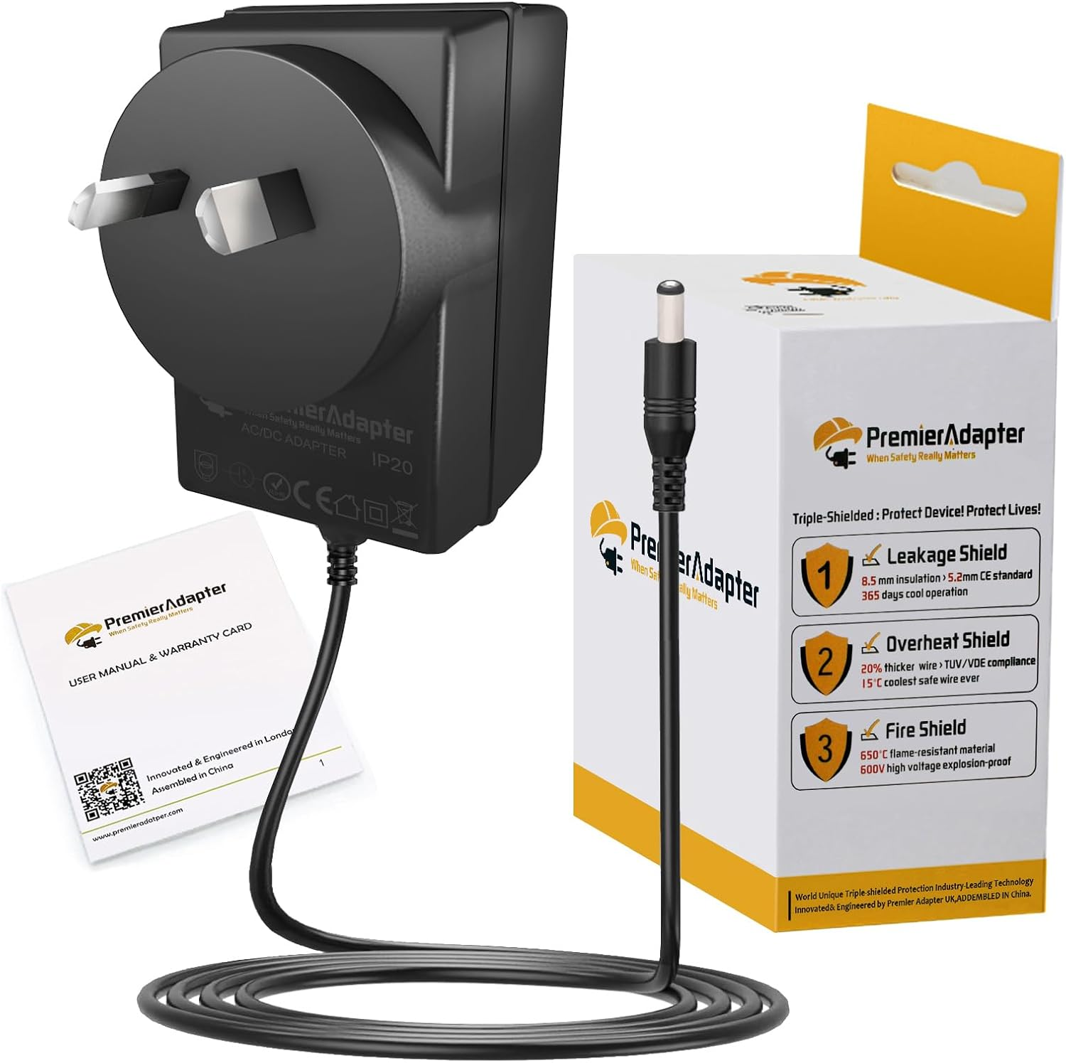 Premieradater Replacement Power Supply for 5V Revitive CX Circulation Booster [5A09]