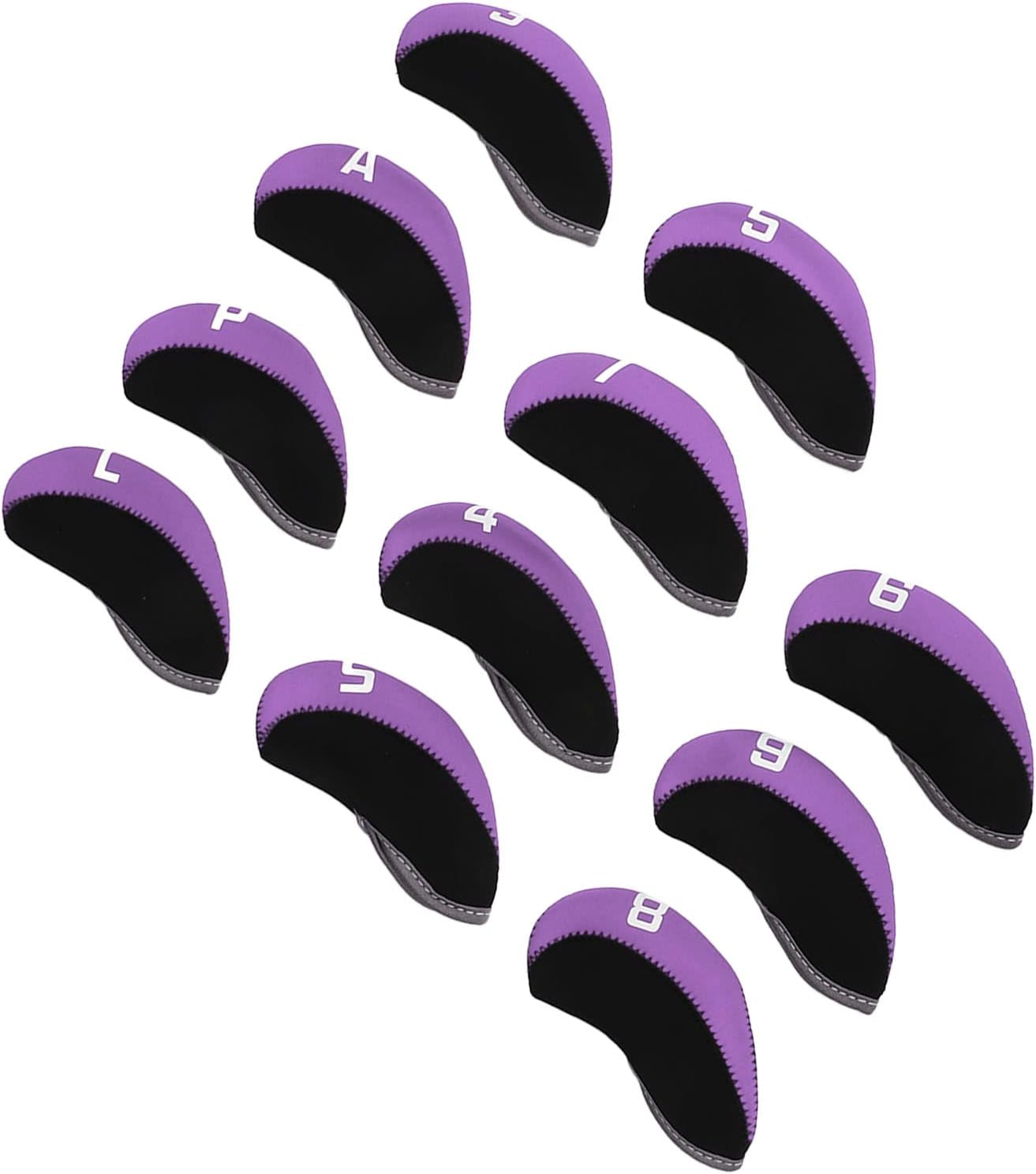 Golf Club Cover Set, Golf Iron Cover Beautiful in Appearance for Traveling image number 2