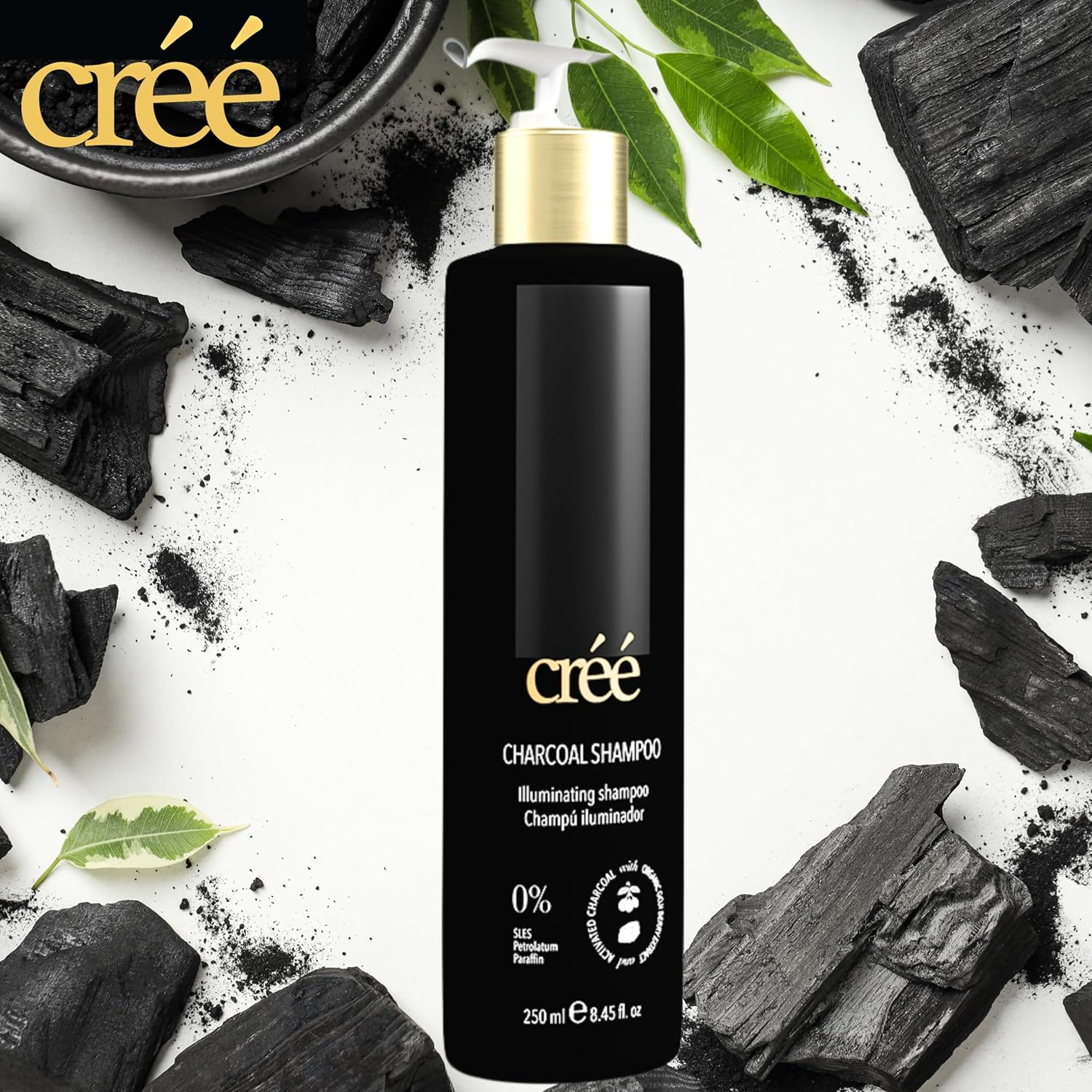 Cr&eacute;&eacute; Charcoal Shampoo 250Ml image number 2