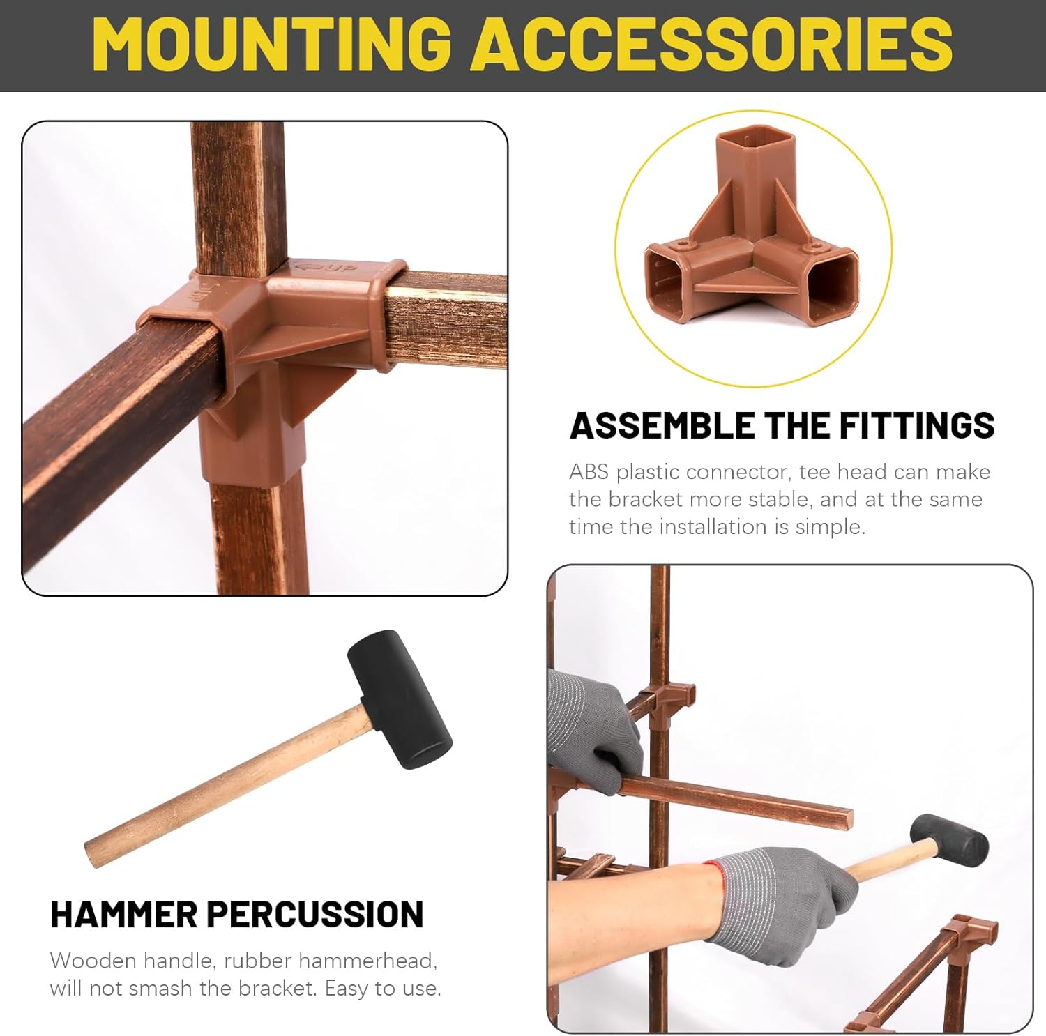 Mardatt Plant Stand Outdoor Indoor Tall Plant, 14 Pots Ladder Plant Holder Wood Shelf Outdoor Hanging Plant Stand Large Garden Display Shelves Holder for Multiple Plants Balcony Garden(14Potted) image number 5