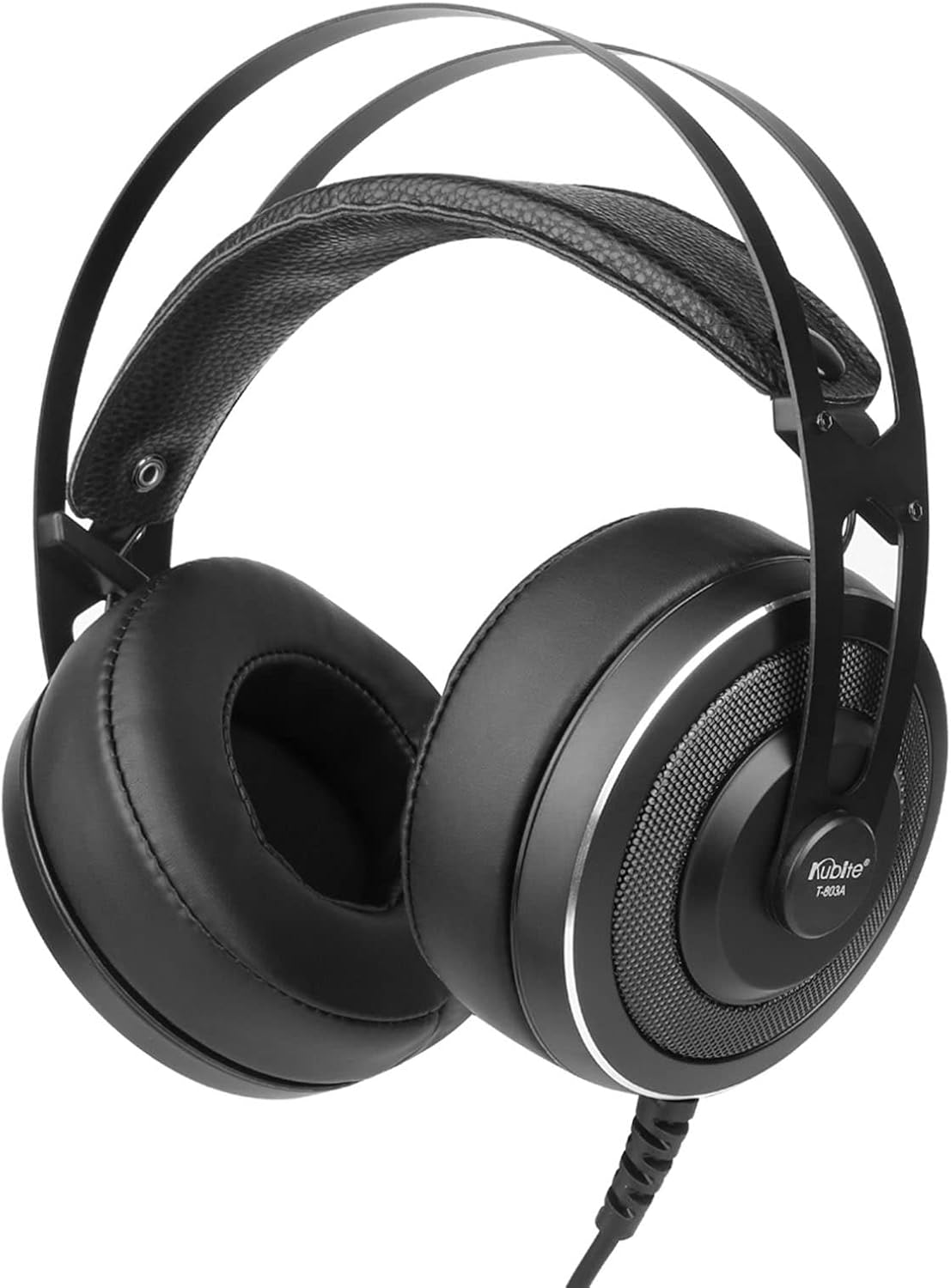 T-803 Wired over Ear Headphones Studio Monitor & Mixing DJ Stereo Headsets with 50Mm Neodymium Drivers 3.5Mm Convert to 6.5Mm Audio Jack for AMP Computer Recording Phone Piano Guitar Laptop image number 2