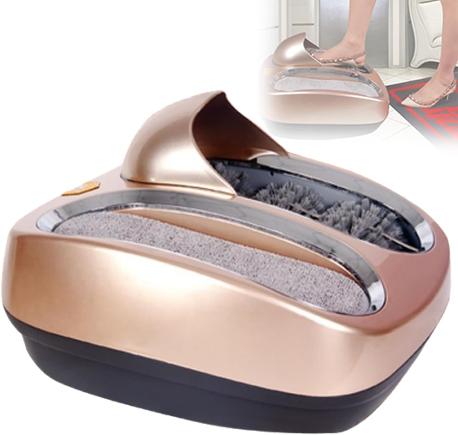 Smart Sole Cleaning Machine, Shoes Sole Cleaner, Fully Automatic Shoe Sole Cleaning Machine, No Shoe Covers Required Household Shoes Cleaning Equipment, Intelligent Automatic Induction Shoe Cleaner image number 2
