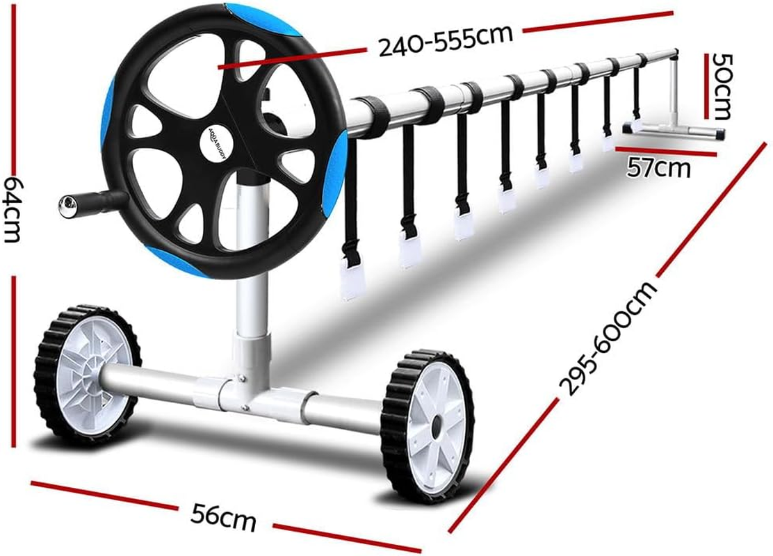 AQUA BUDDY Pool Roller Swimming Pools Cover, Rollers, Solar Blanket Reel Blue Covers image number 5