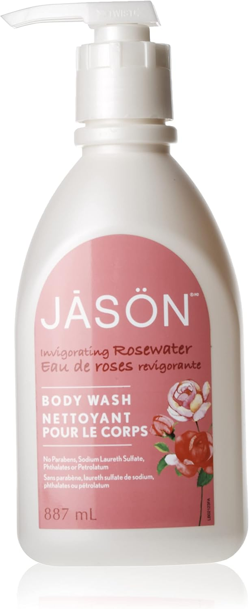 JASON Invigorating Rosewater Body Wash, 30 Oz. (Packaging May Vary) image number 1