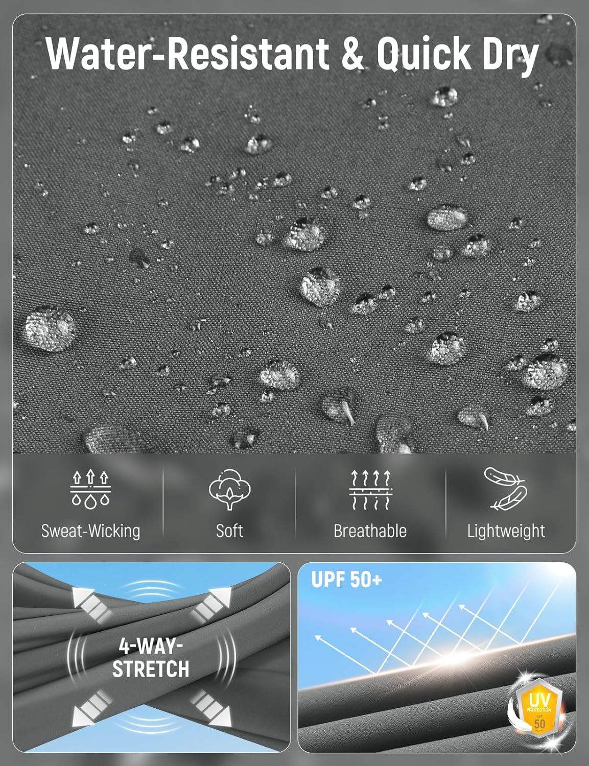 Baleaf Women'S Hiking Pants Quick Dry Water Resistant Lightweight Joggers Pant for All Seasons Elastic Waist