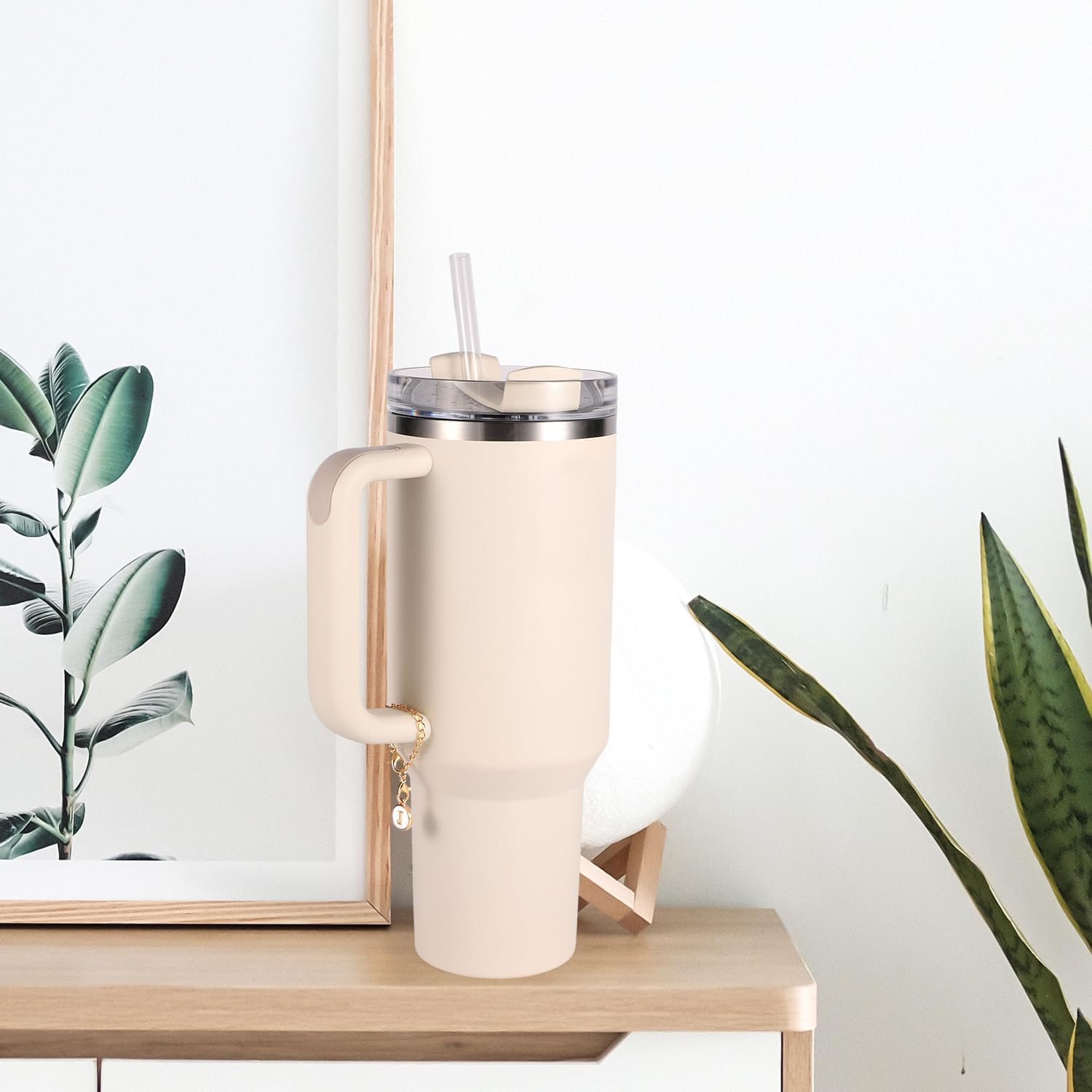 SAVITA Letter Charm Accessories for Stanley Cup, Letter Charm Accessories Personalized Name ID Letter Handle Charm Letter Charm for Stanley Tumblers (Letter J)