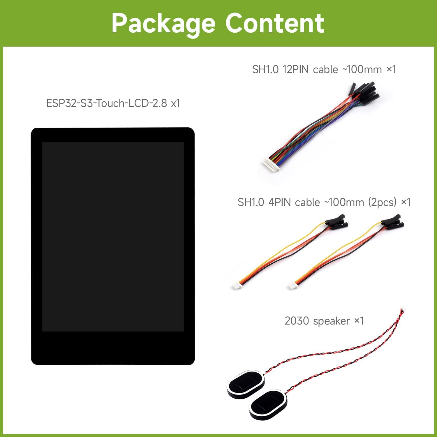 Waveshare ESP32-S3 2.8Inch Capacitive Touch Display Development Board, 5-Point Touch, Multiple Peripheral Interfaces, 32-Bit LX7 Dual-Core Processor, up to 240Mhz Frequency, 240&times;320 Resolution image number 3
