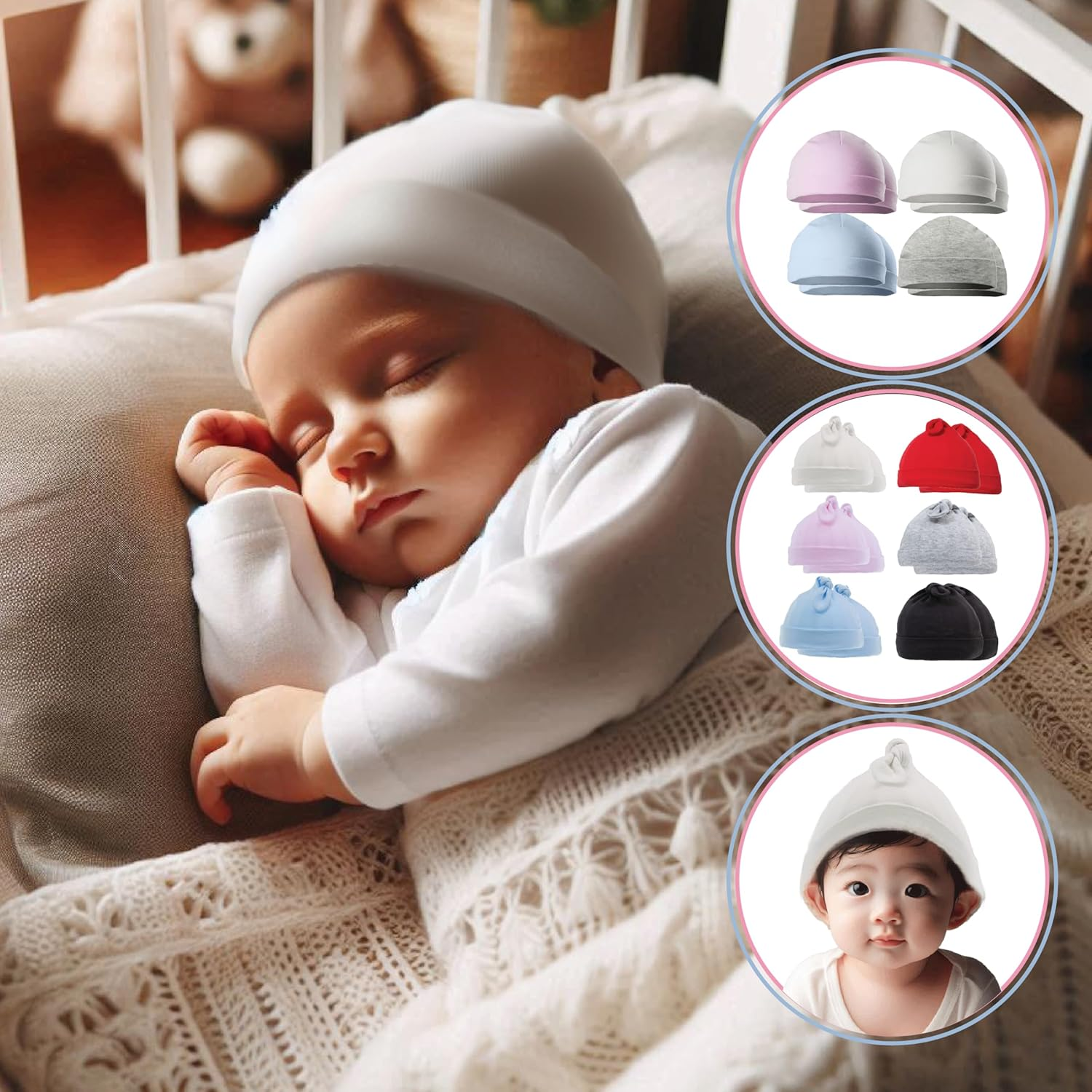 Soft Touch Plain Super Soft Cotton Hat image number 4