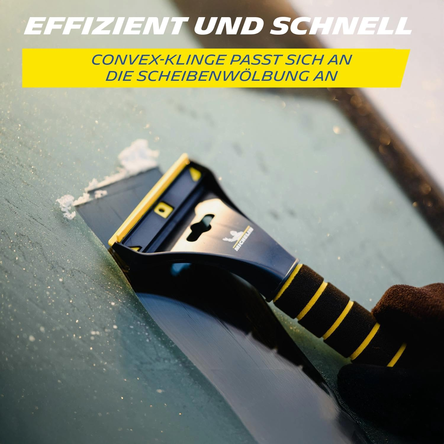 MICHELIN 81000 Ice Scraper for Car Ice Scraper with Non-Slip Soft Grip Scratches with Reversible Blade Durable and Stable Ice Remover for Windscreen image number 2