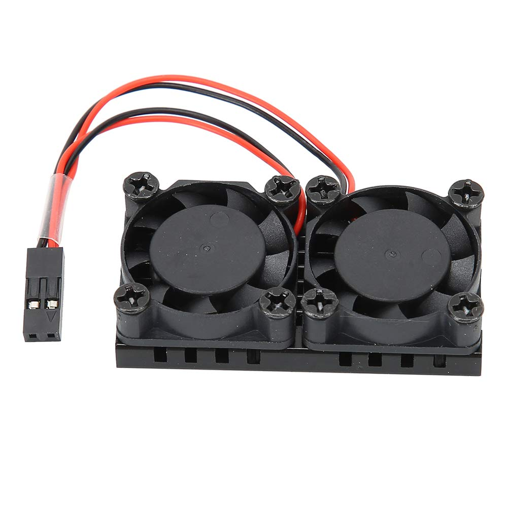 Low Noise Fast Cooling Fan for 4B Board,With High Speed,Dual Heatsink Module + Thermal Glue,1200Mhz,5V image number 2