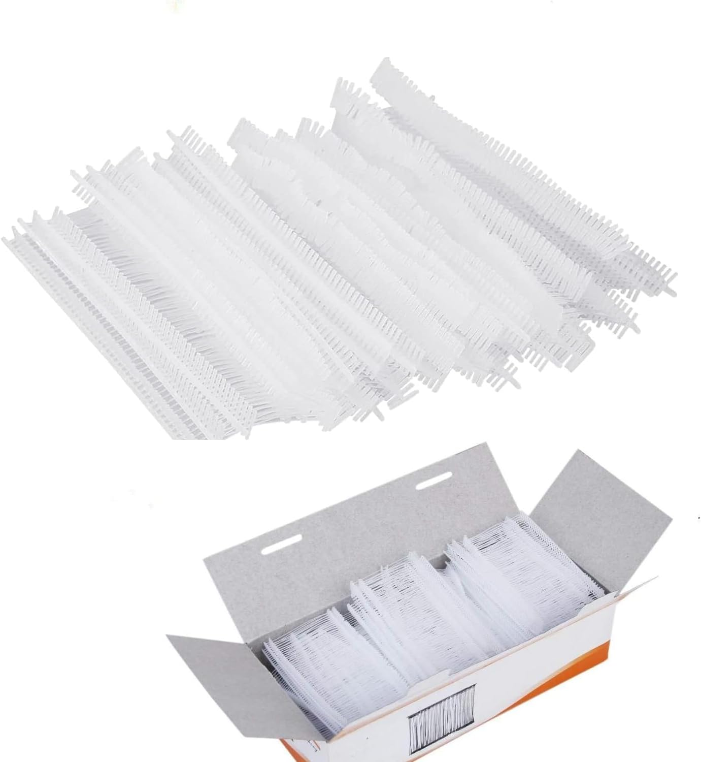 Xinghonyac 5000 Pcs Standard Tagging Gun Fasteners, Clothing Tag Barbs Attachments, Garment Tag Gun Refills for All Standard Price Tag Gun (1Inch)