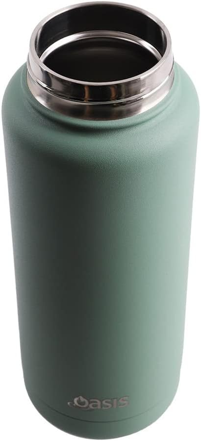 Oasis Stainless Steel Double Wall Insulated Titan Bottle 1.2L - Sage Green image number 1