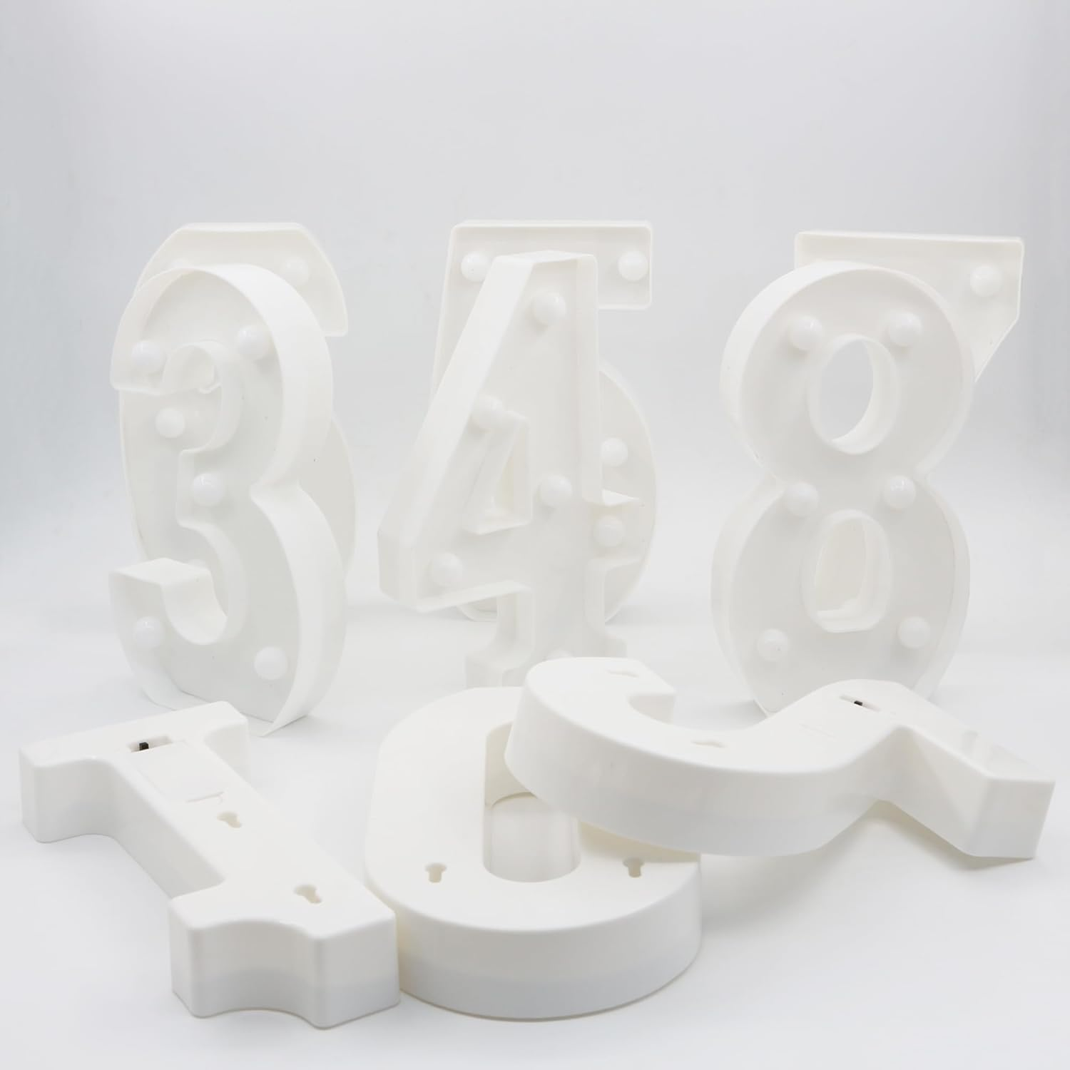 18Th Birthday Decorations for Her&Him, 18Th Birthday Centerpieces Table Decorations for Girls&Boys,Light up Numbers 18 Sign for Party Backdrop Wall Decor image number 3