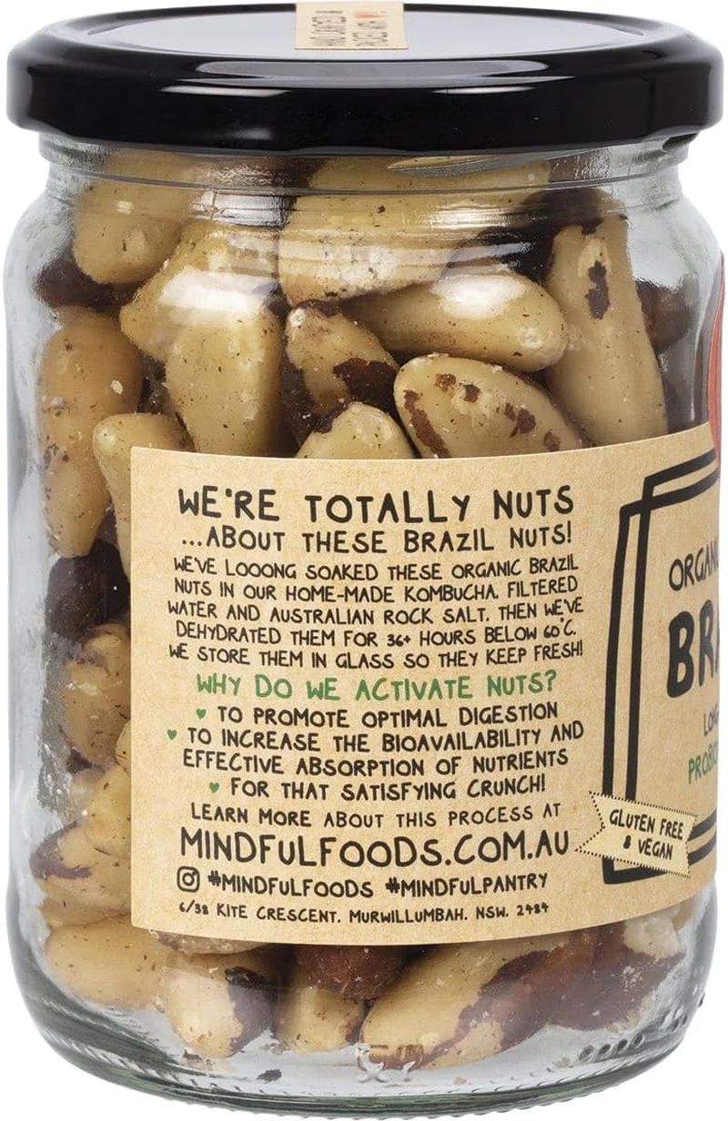 Mindful Foods Organic & Activated Brazil Nuts 325 G