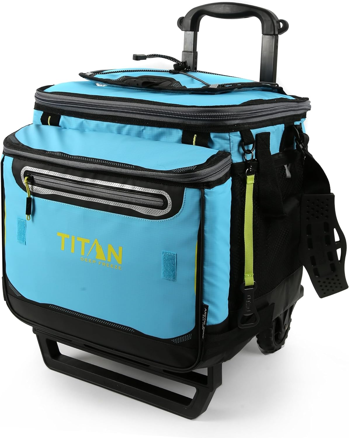 Arctic Zone Titan Deep Freeze 60 (50+10) Can Collapsible Rolling Cooler with Wheels and All-Terrain Cart